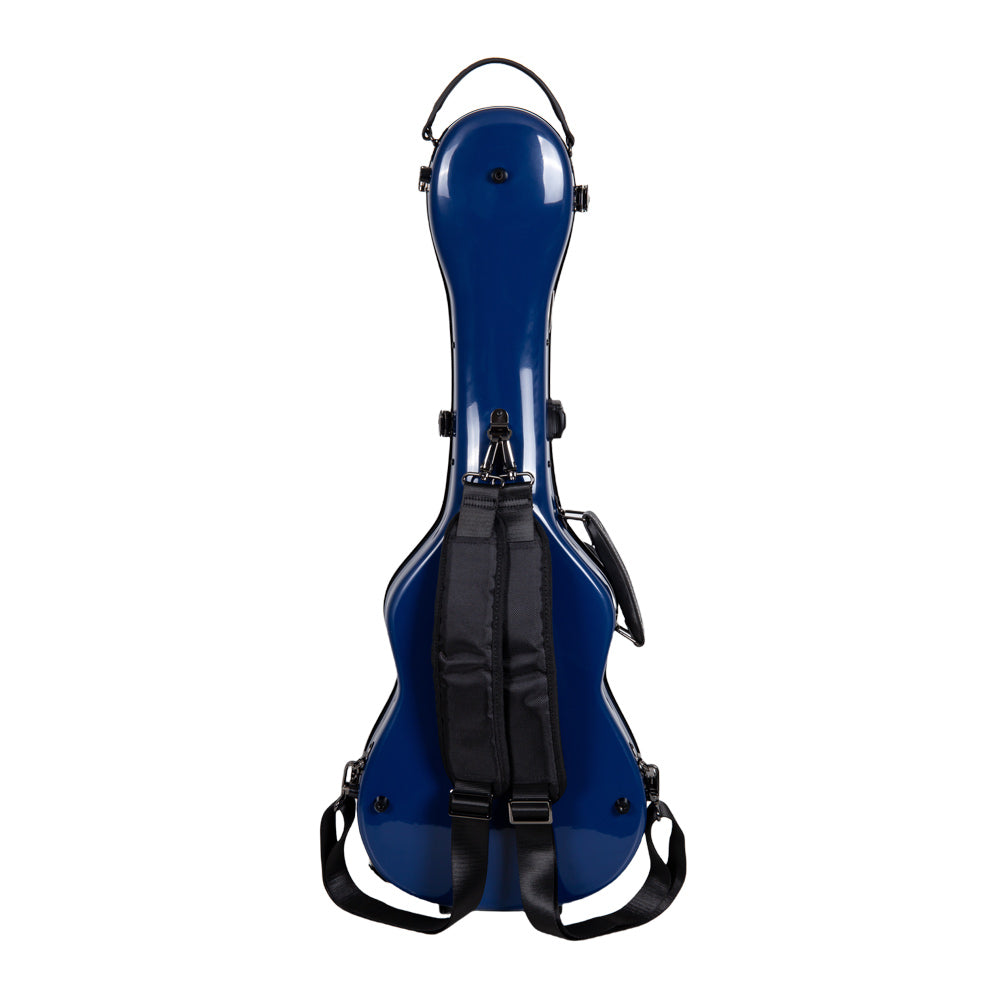 Crossrock CRF2030BU Fiberglass Baritone Ukulele Case - Navy Blue