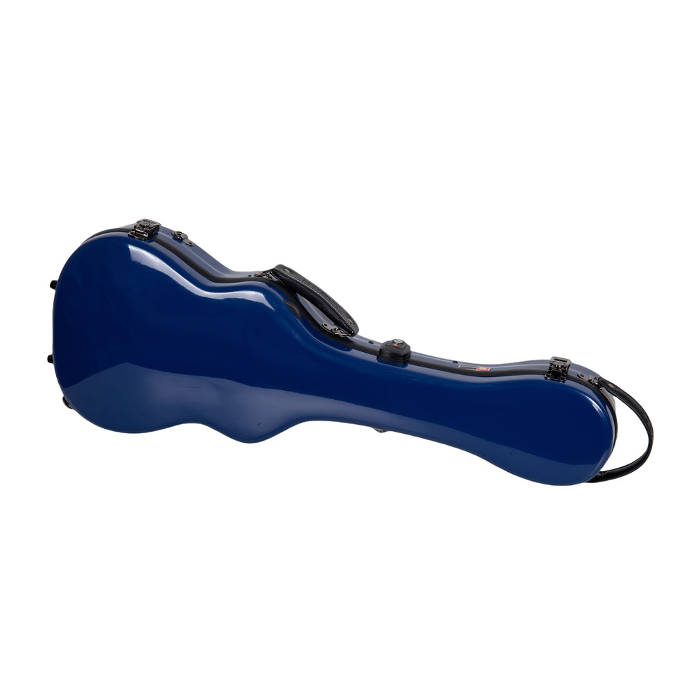 Crossrock CRF2030BU Fiberglass Baritone Ukulele Case - Navy Blue