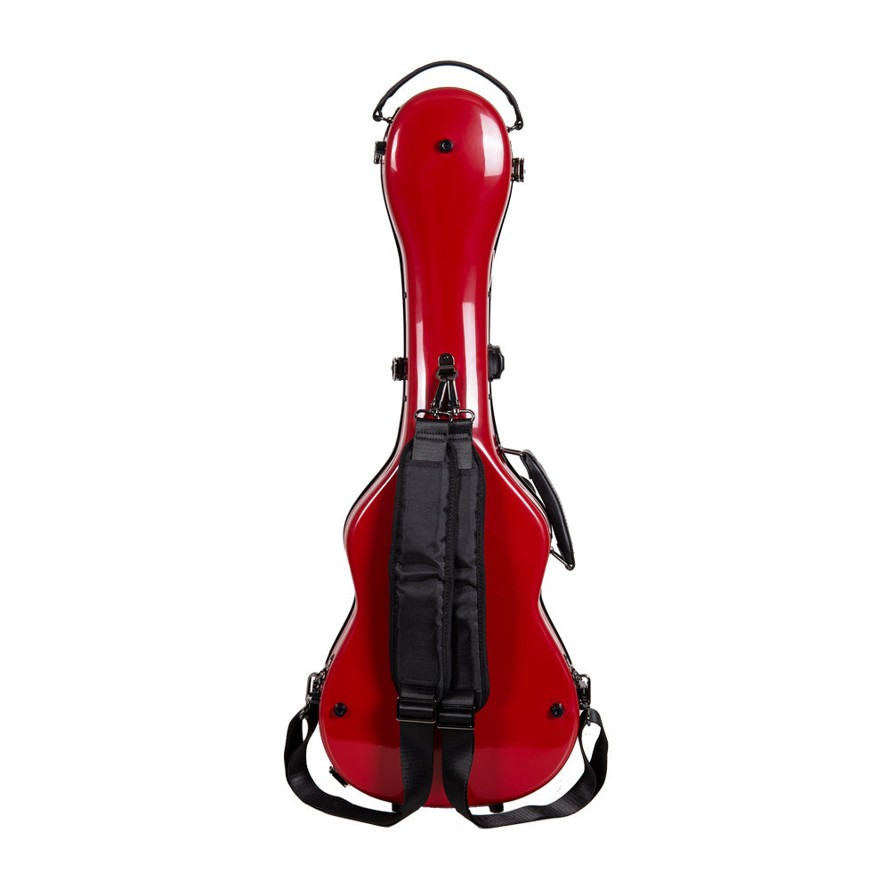 Crossrock CRF2030BU Fiberglass Baritone Ukulele Case - Red