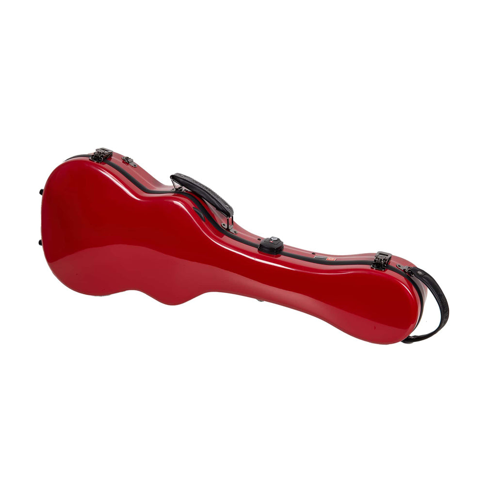 Crossrock CRF2030BU Fiberglass Baritone Ukulele Case - Red