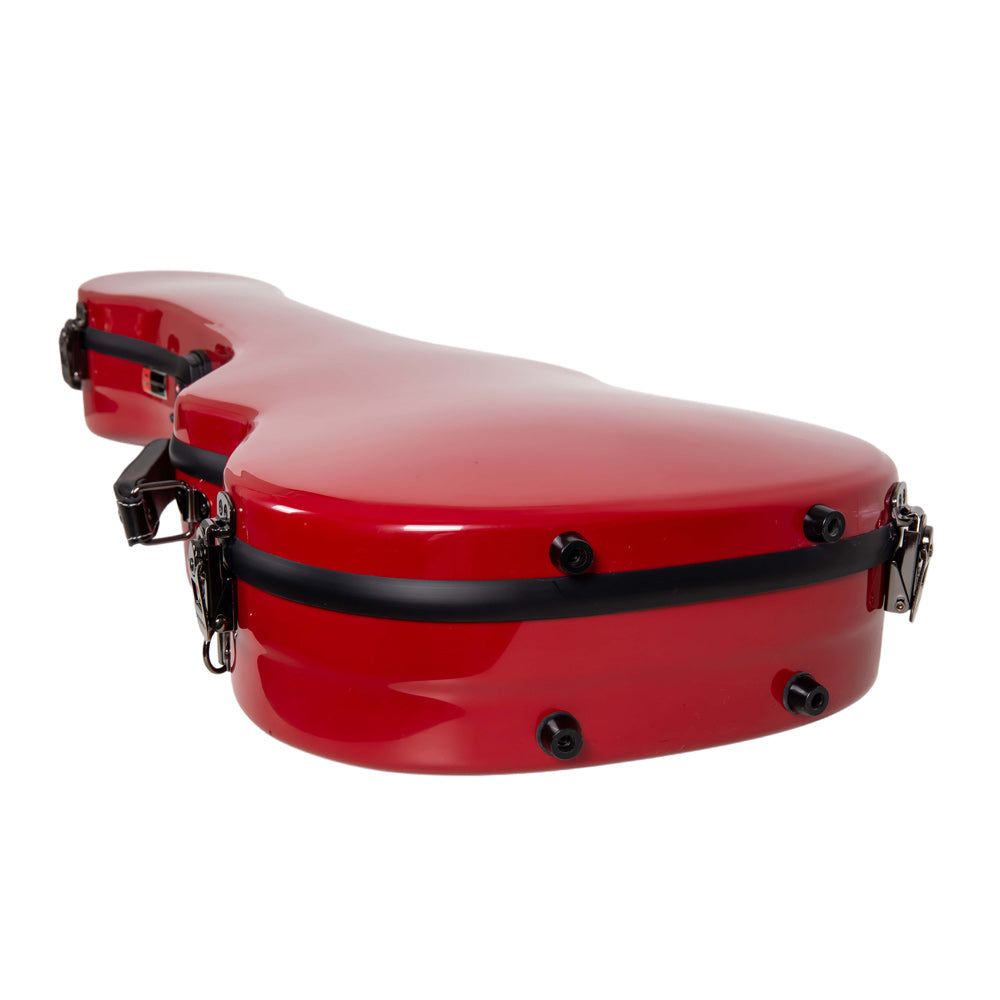 Crossrock CRF2030BU Fiberglass Baritone Ukulele Case - Red