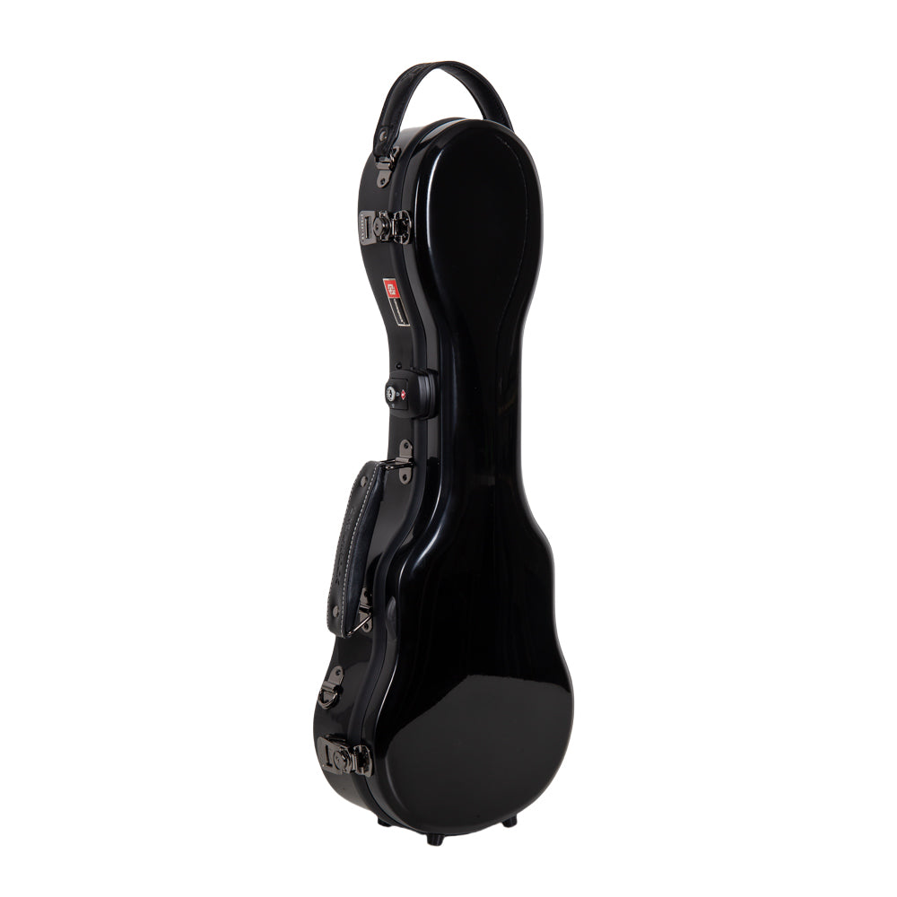 Crossrock CRF2030SU Fiberglass Soprano Ukulele Case - Black