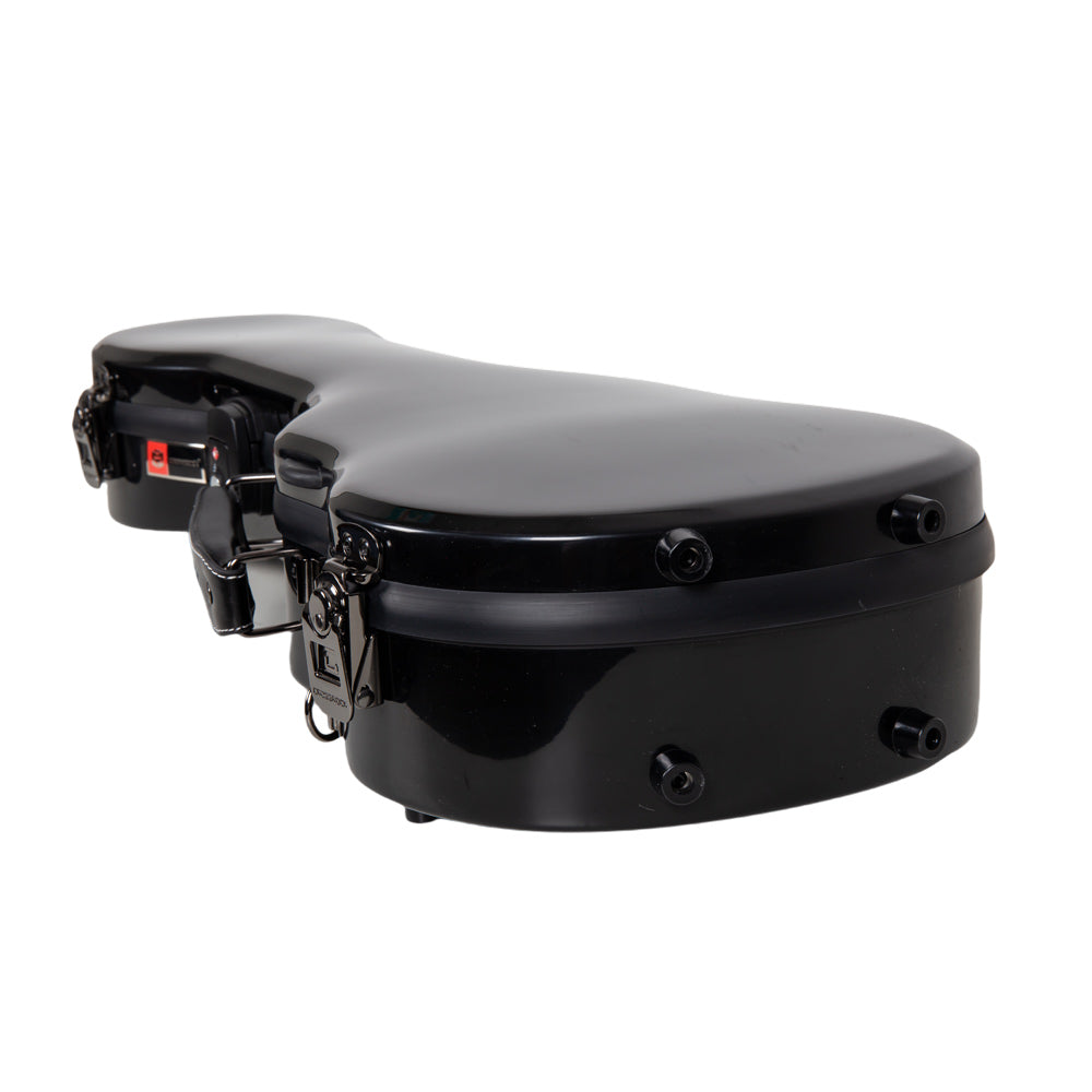 Crossrock CRF2030SU Fiberglass Soprano Ukulele Case - Black