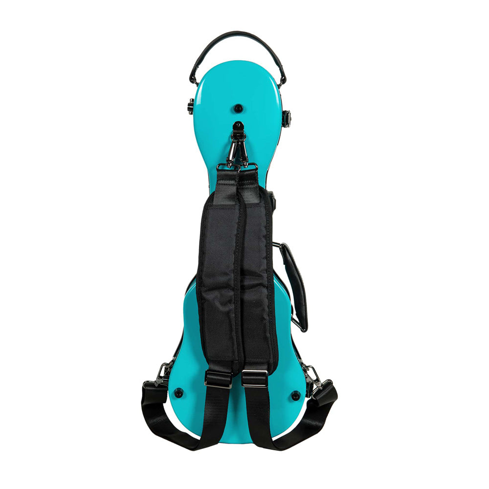 Crossrock CRF2030SU Fiberglass Soprano Ukulele Case - Mint-Blue