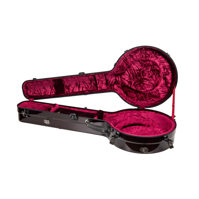 Crossrock CRF6030MBJRD Air Carbon Masterstone Resonator Banjo Case - Red