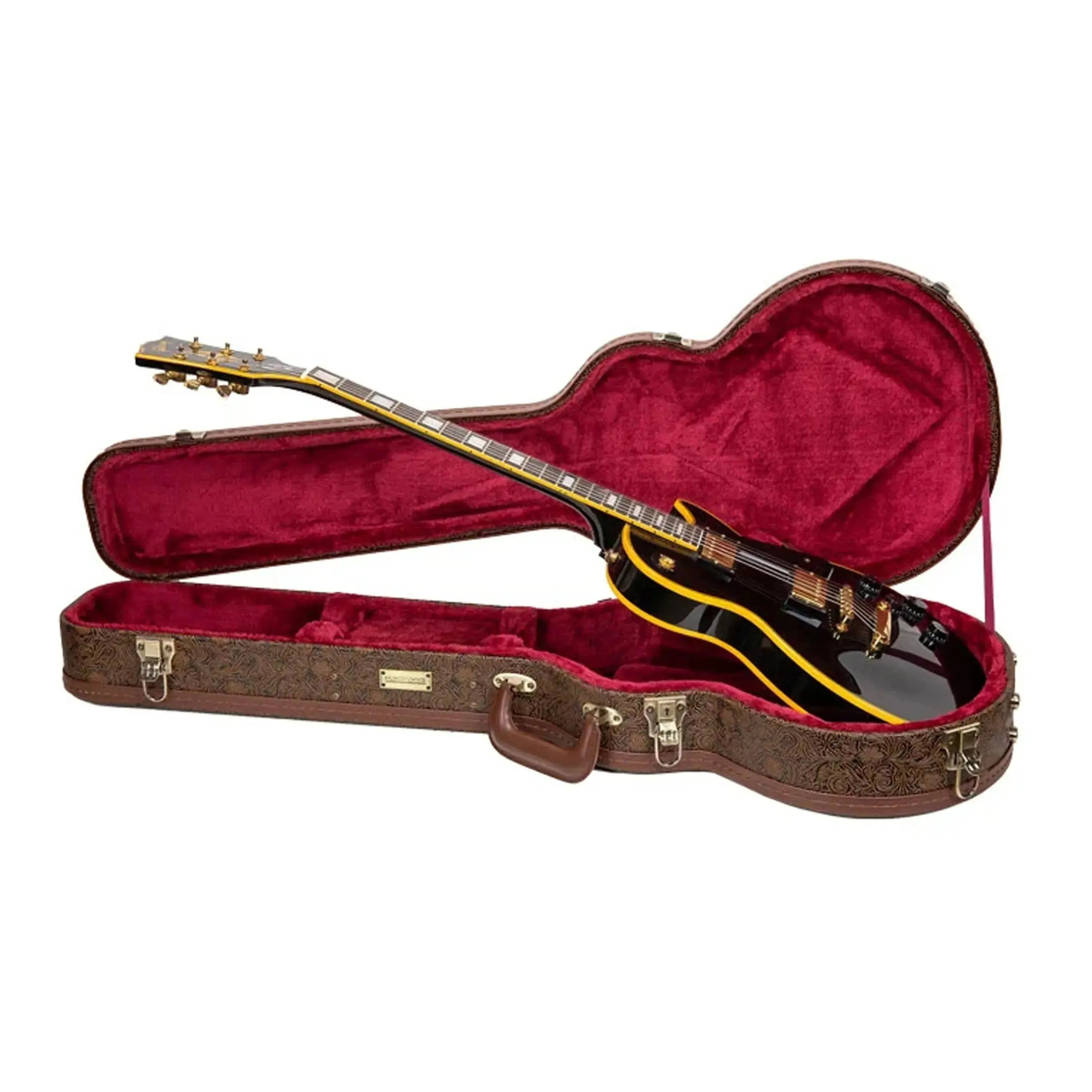 Crossrock CRW530L Electric Guitar Case | Les Paul Hardwood - Terry