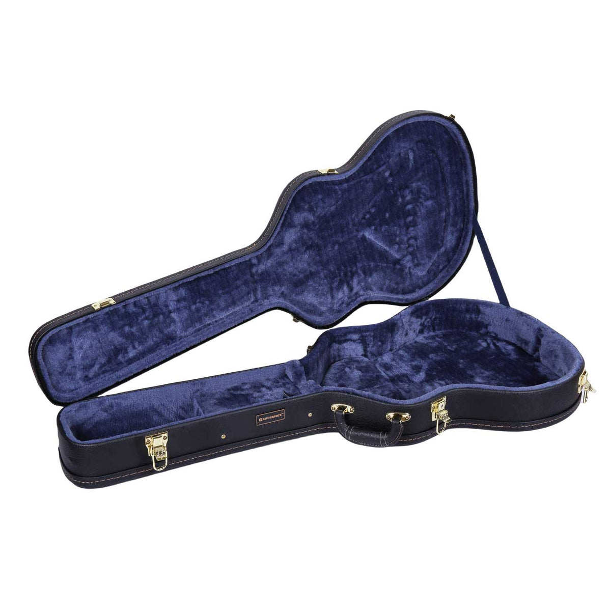 Crossrock CRW620SA Semi-Hollow Guitar Case - Black