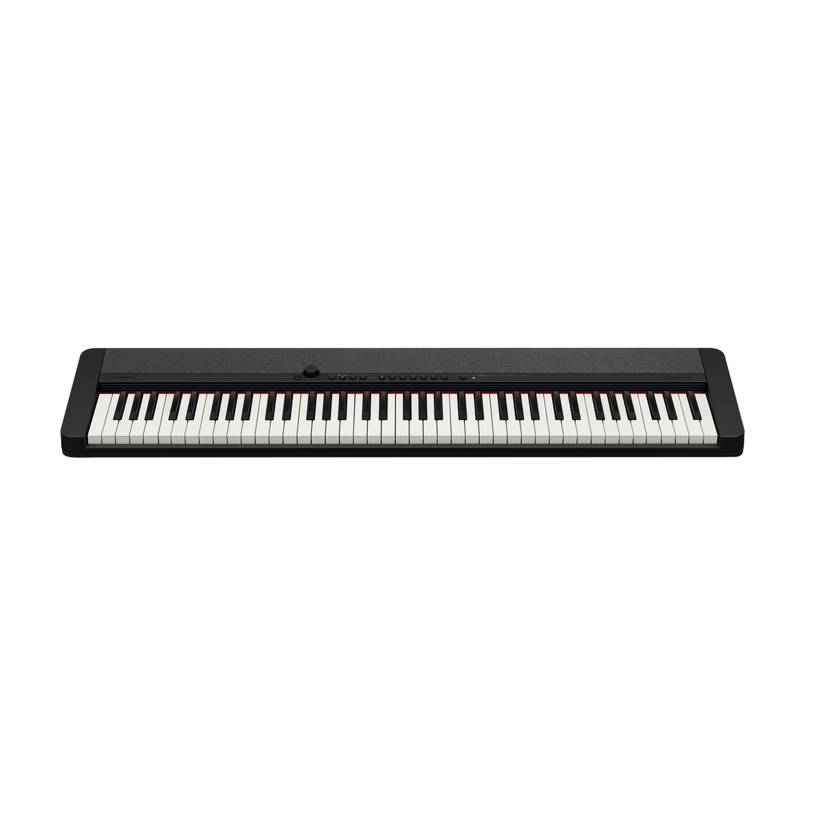 Casio CT-S1-76BK 76-key portable keyboard in black, front view