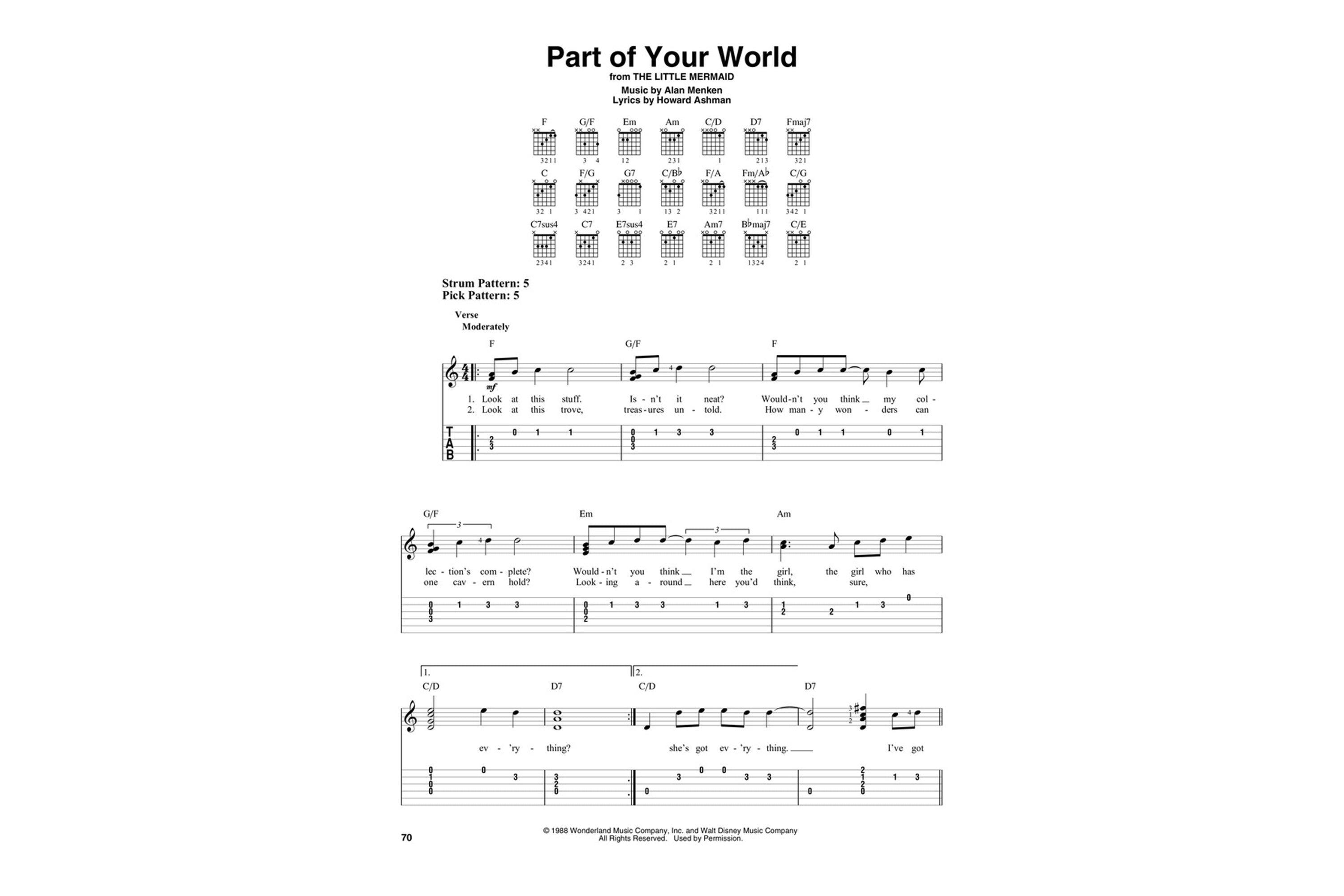 Contemporary Disney Guitar Book