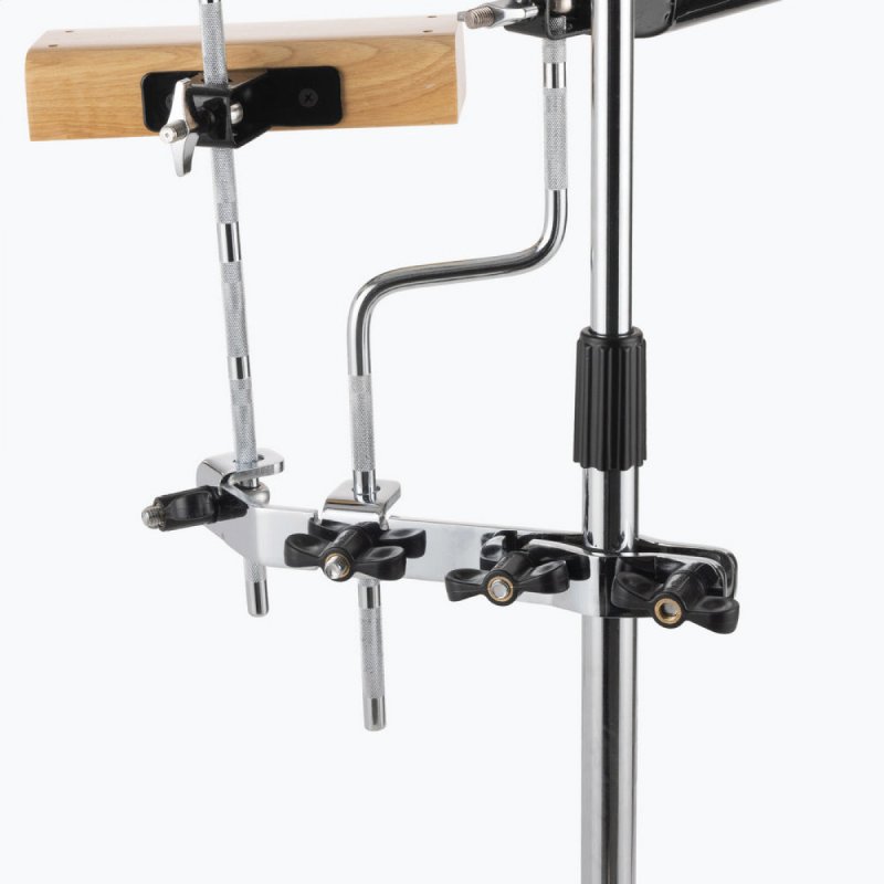 On-Stage DPM2200 shown holding a woodblock on a percussion rod