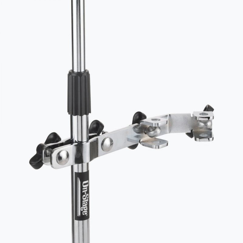 On-Stage DPM2200 clamped to a cymbal stand, side view