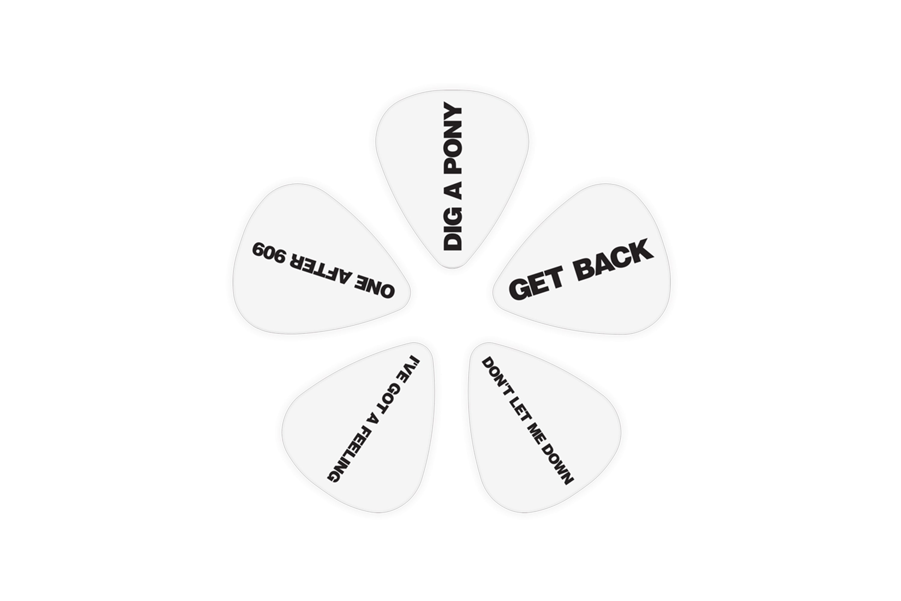 D'Addario Beatles "Get Back" Picks