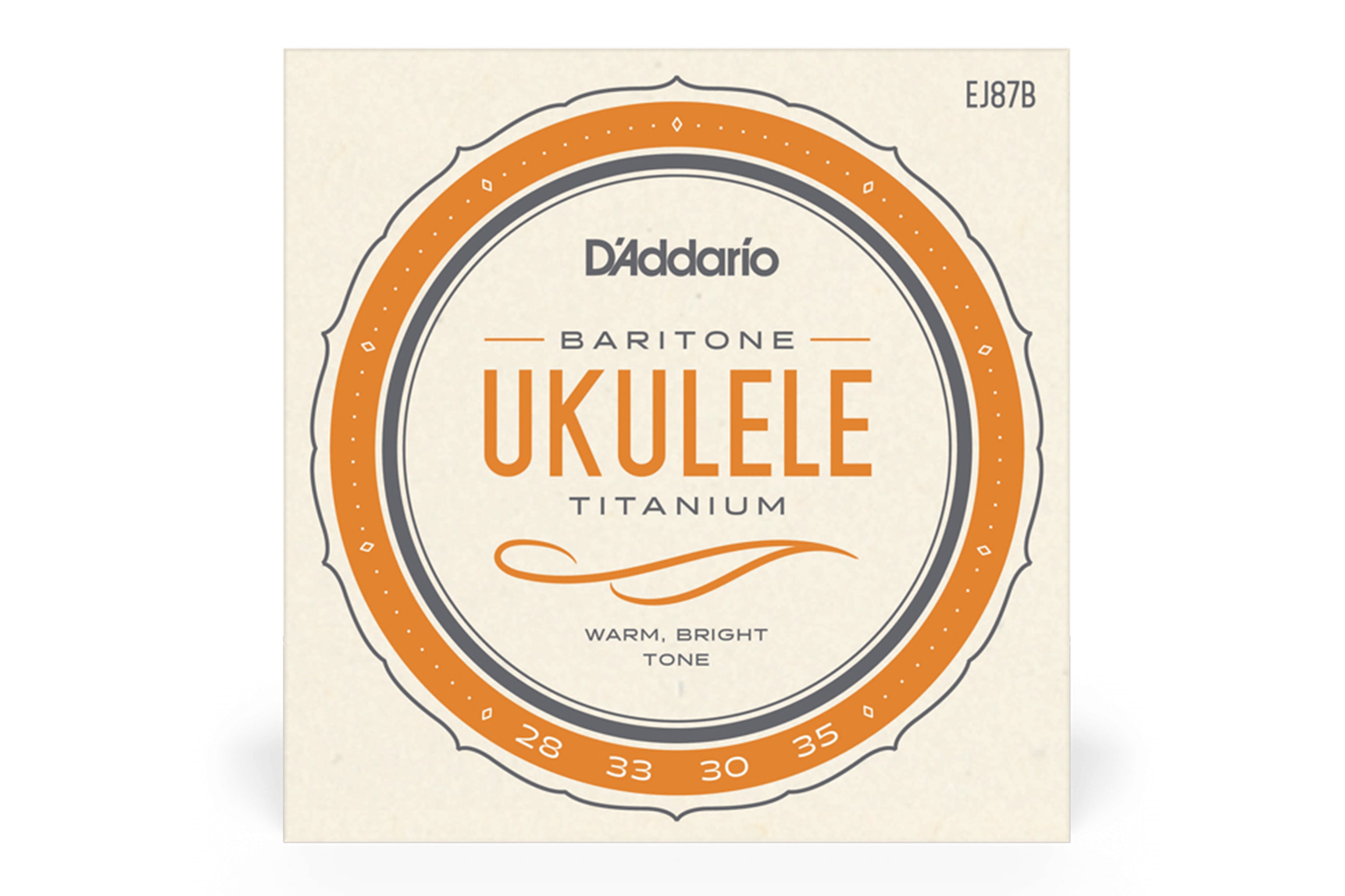 D'Addario EJ87B Titanium Baritone Ukulele Strings D-G-B-E