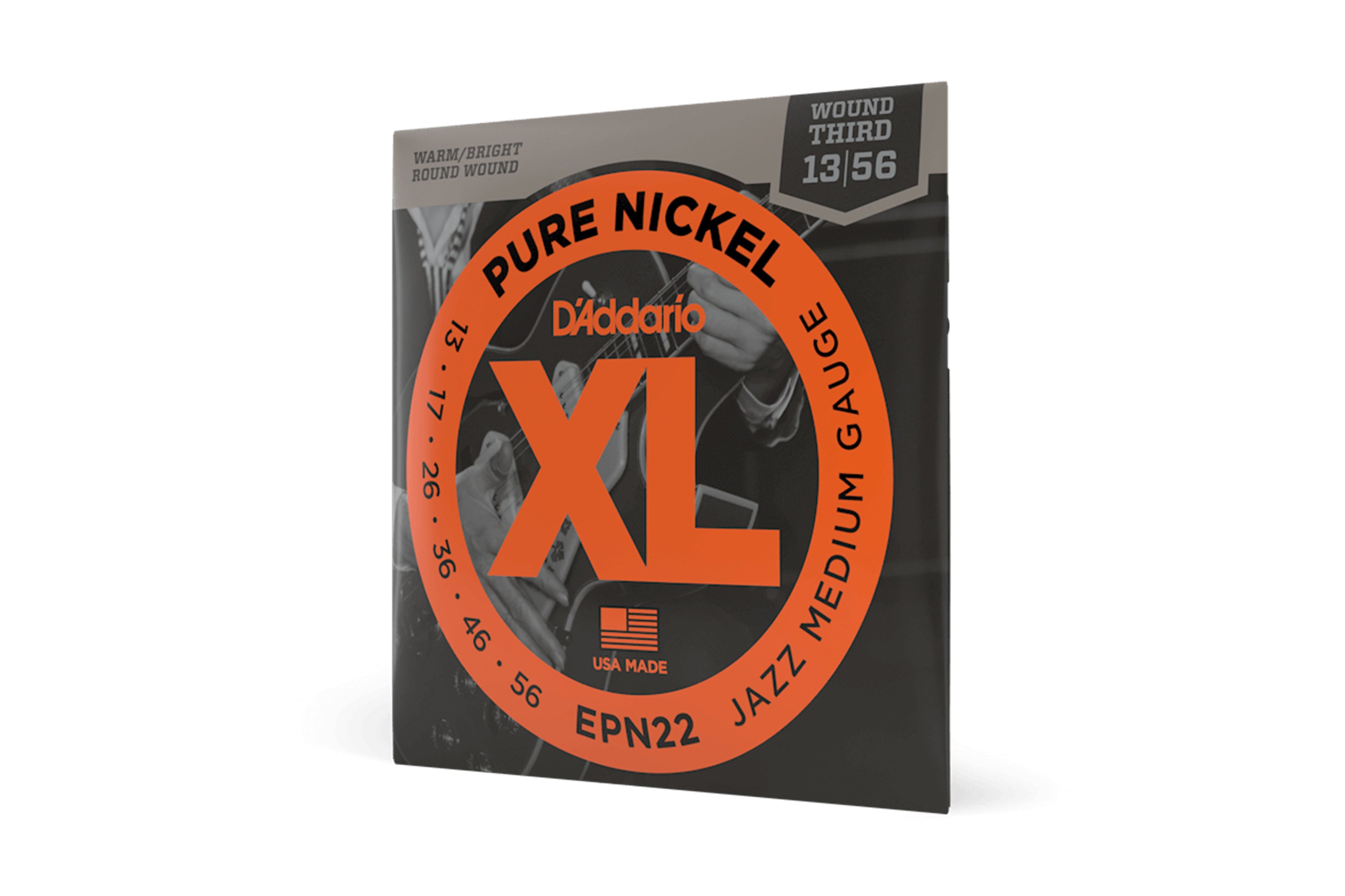 D'Addario EPN22 Jazz Electric Guitar Strings Medium - .013-.056