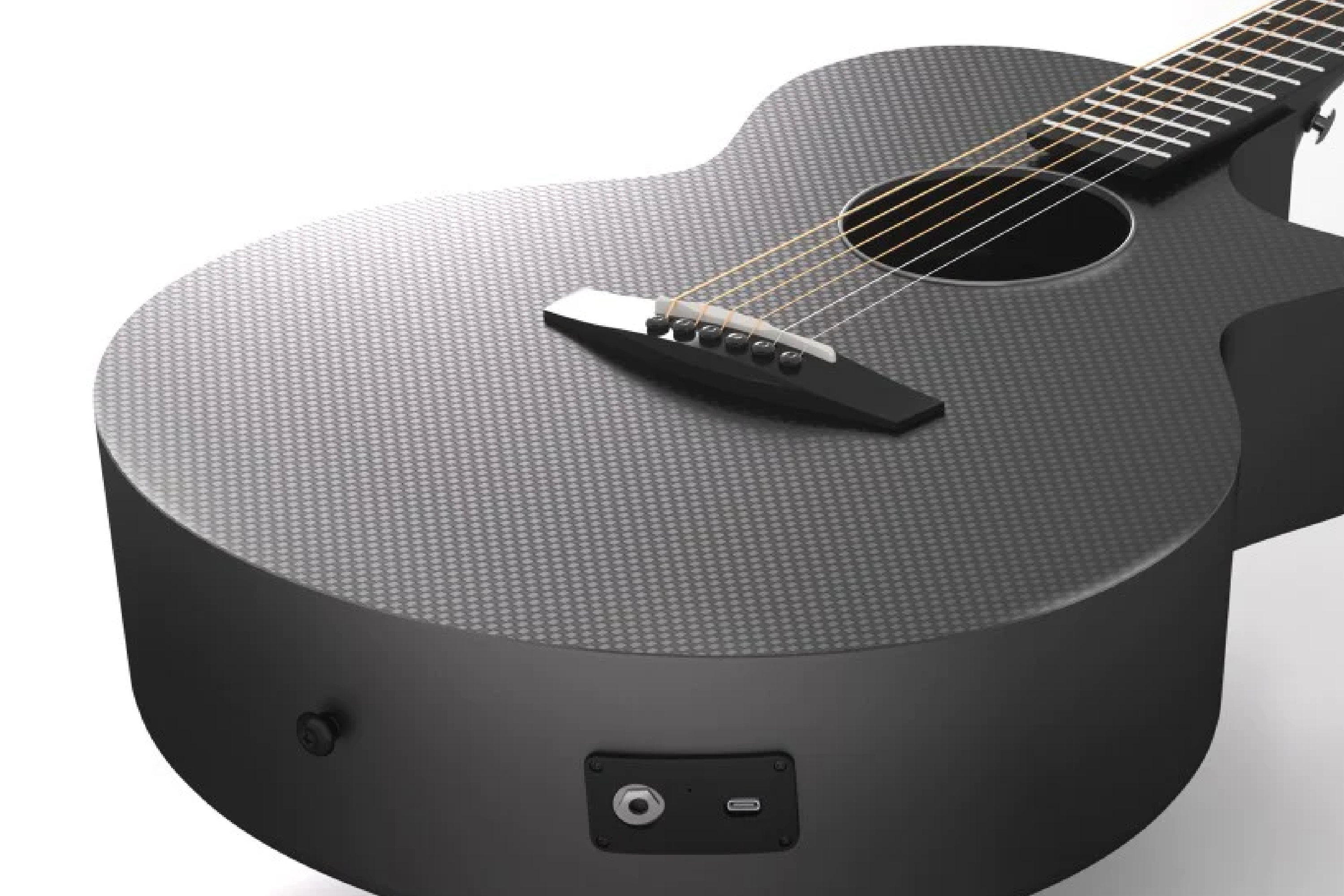 Enya Carbon X3 Pro SP1 Carbon Fiber Guitar W/EQ- Black