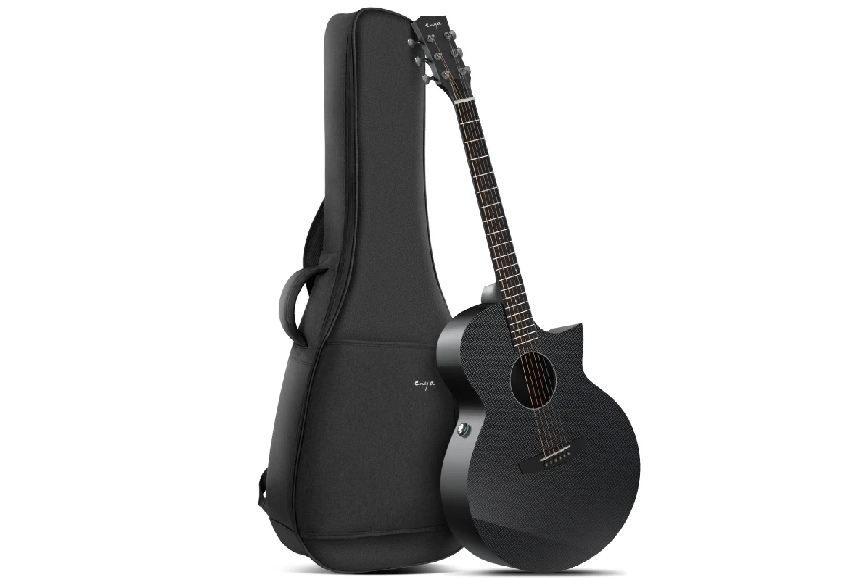 Enya Carbon X3 Pro SP1 Carbon Fiber Guitar W/EQ- Black