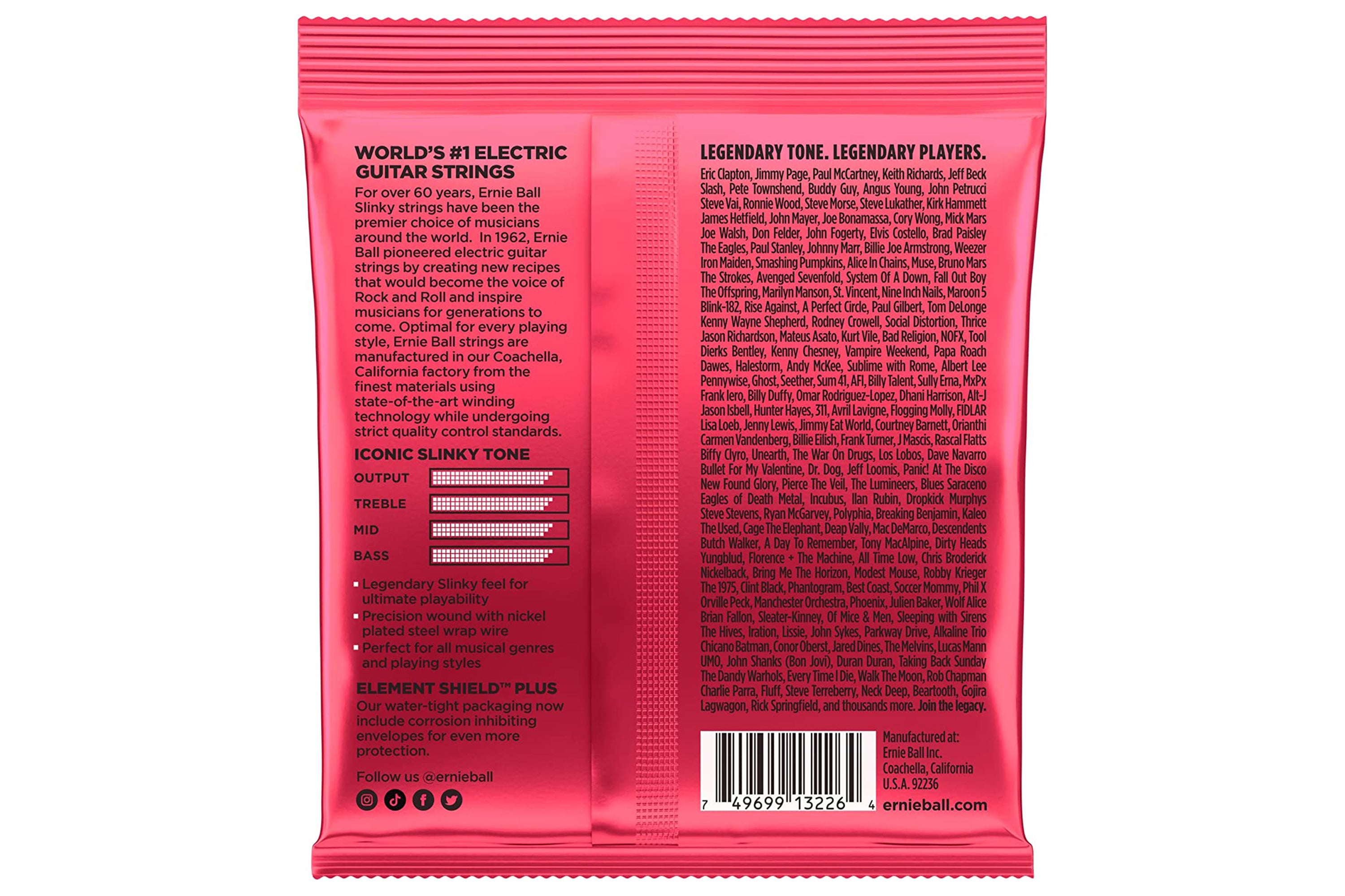 Ernie Ball Burly Slinky Strings