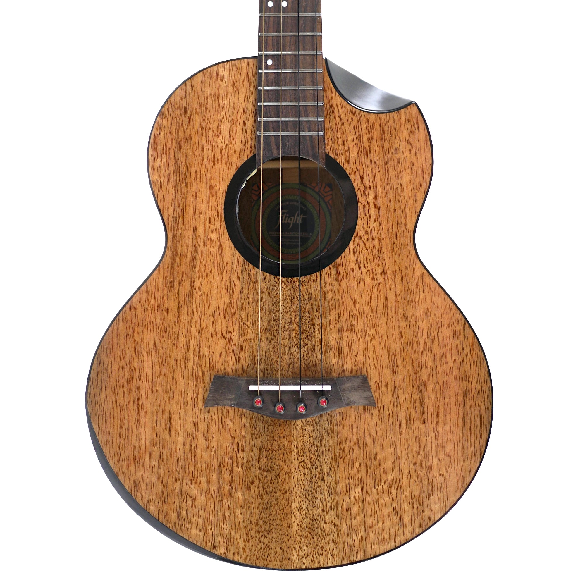 Flight Fireball Solid Mango Baritone Ukulele