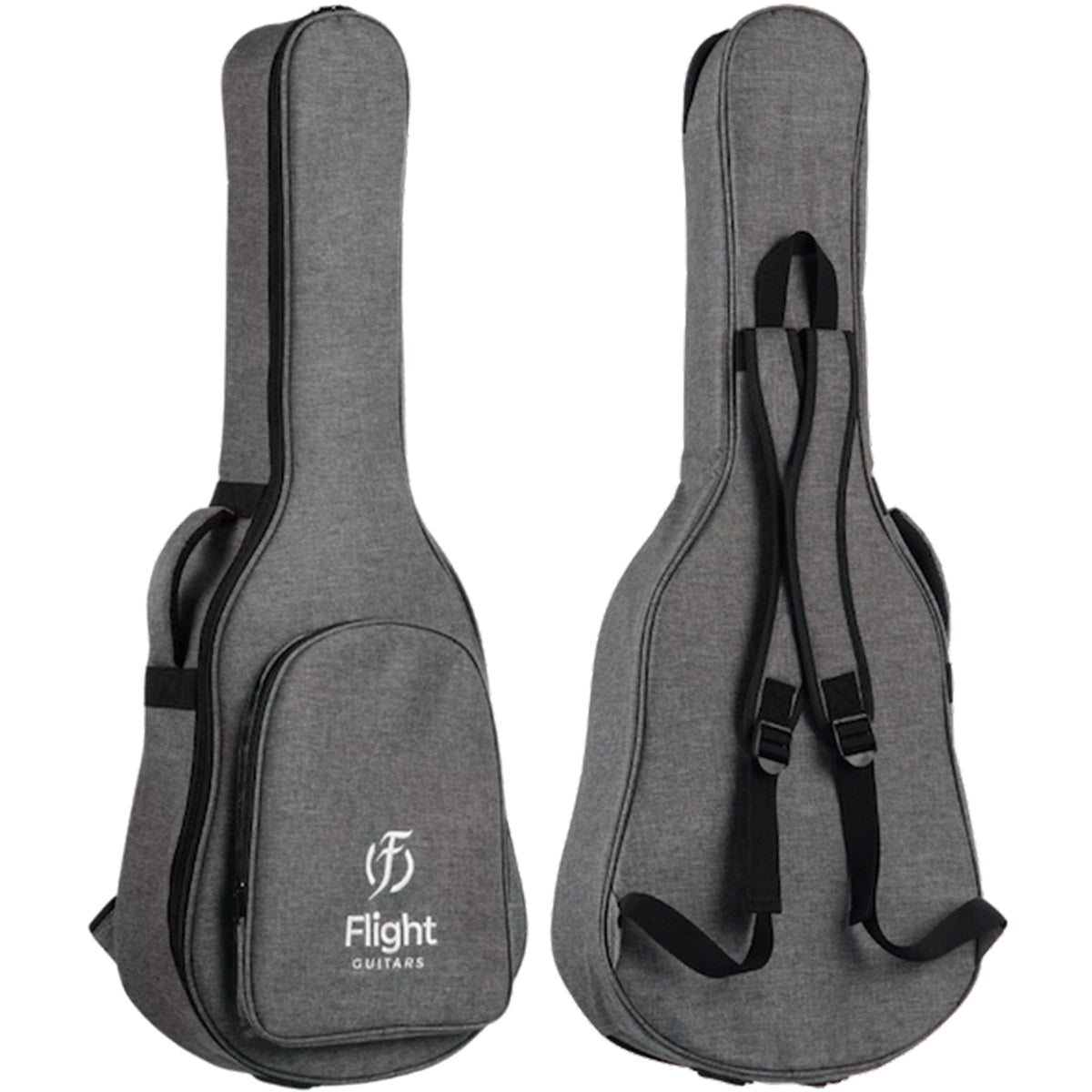 front and back of gigbag