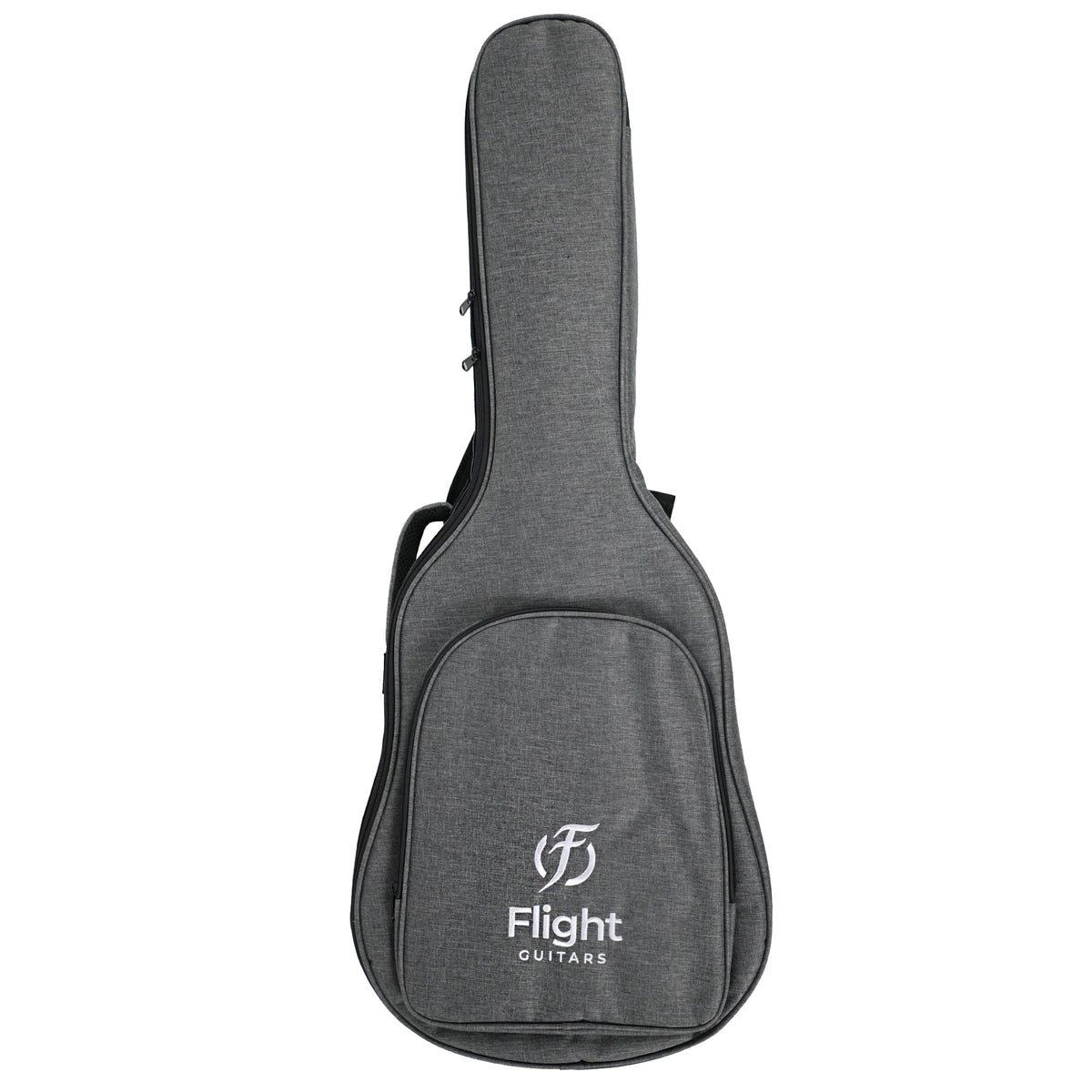 The included padded guitar gig bag provides convenient protection and transport for the Flight PIXI MAH.