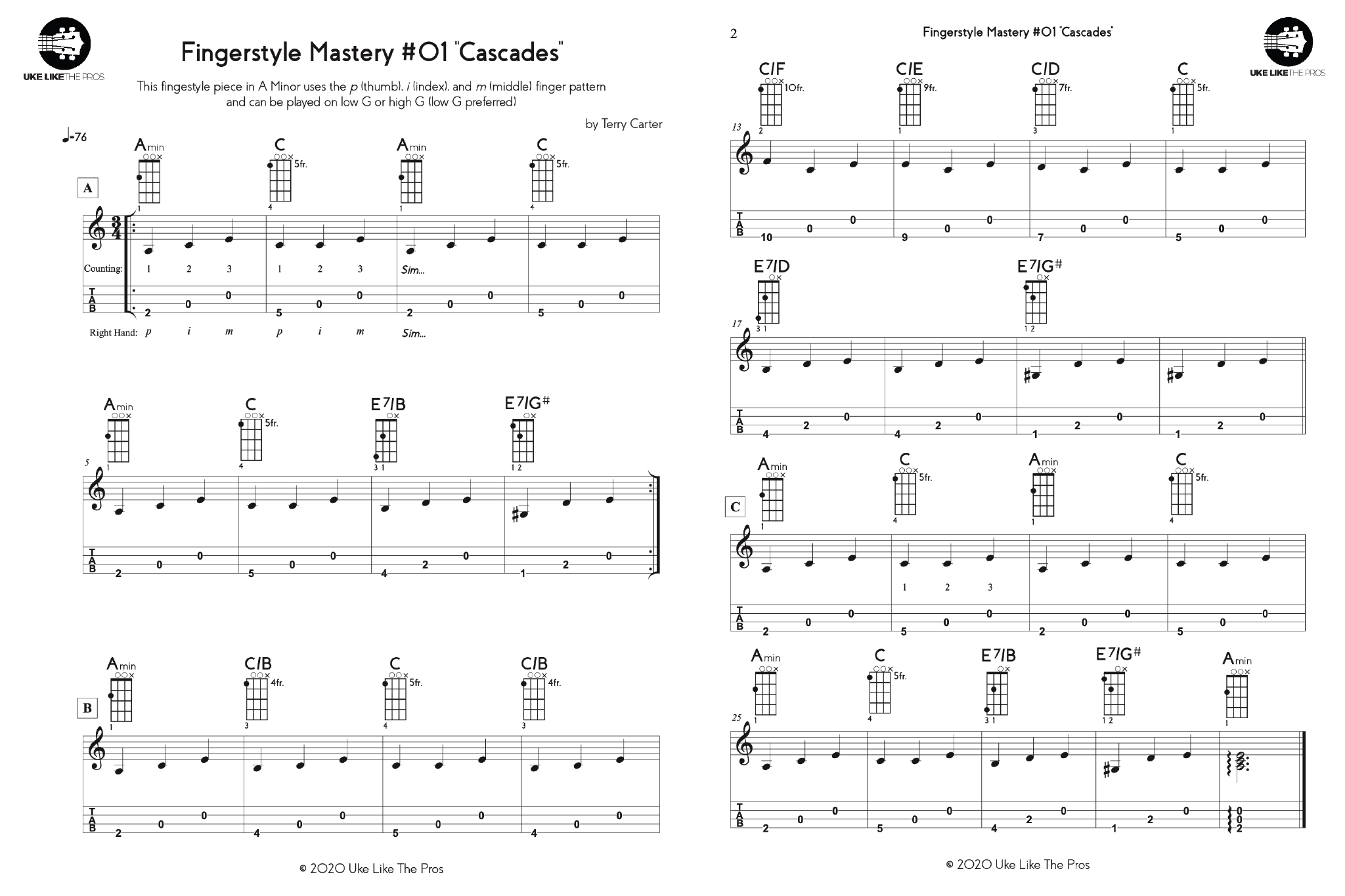 Fingerstyle Ukulele Mastery Course - Uke Like The Pros
