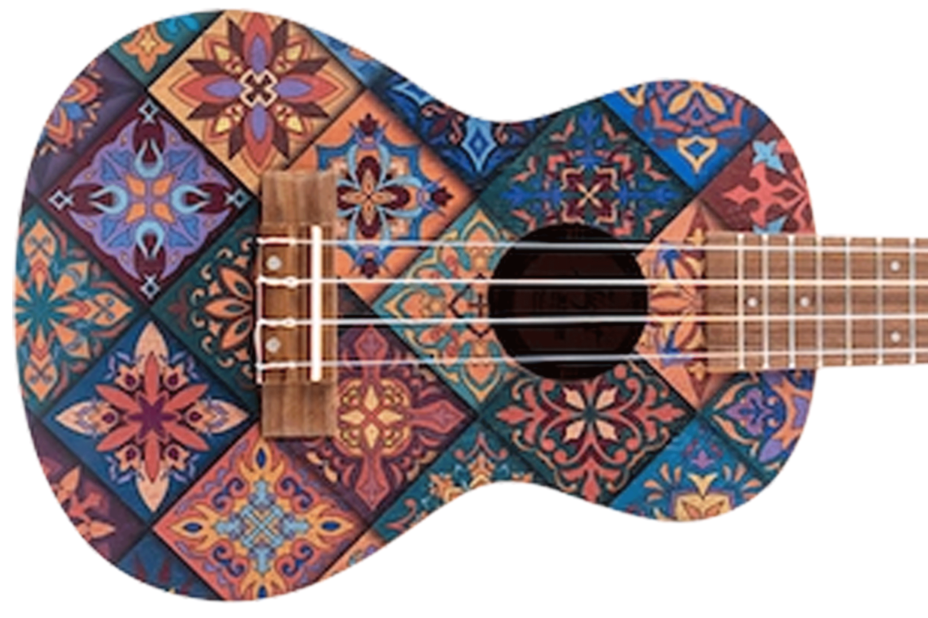 Flight AUC-33 Fusion Concert Ukulele | Stylish Art Series Design
