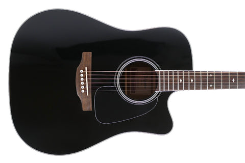Takamine GD34CE Black Dreadnought Guitar