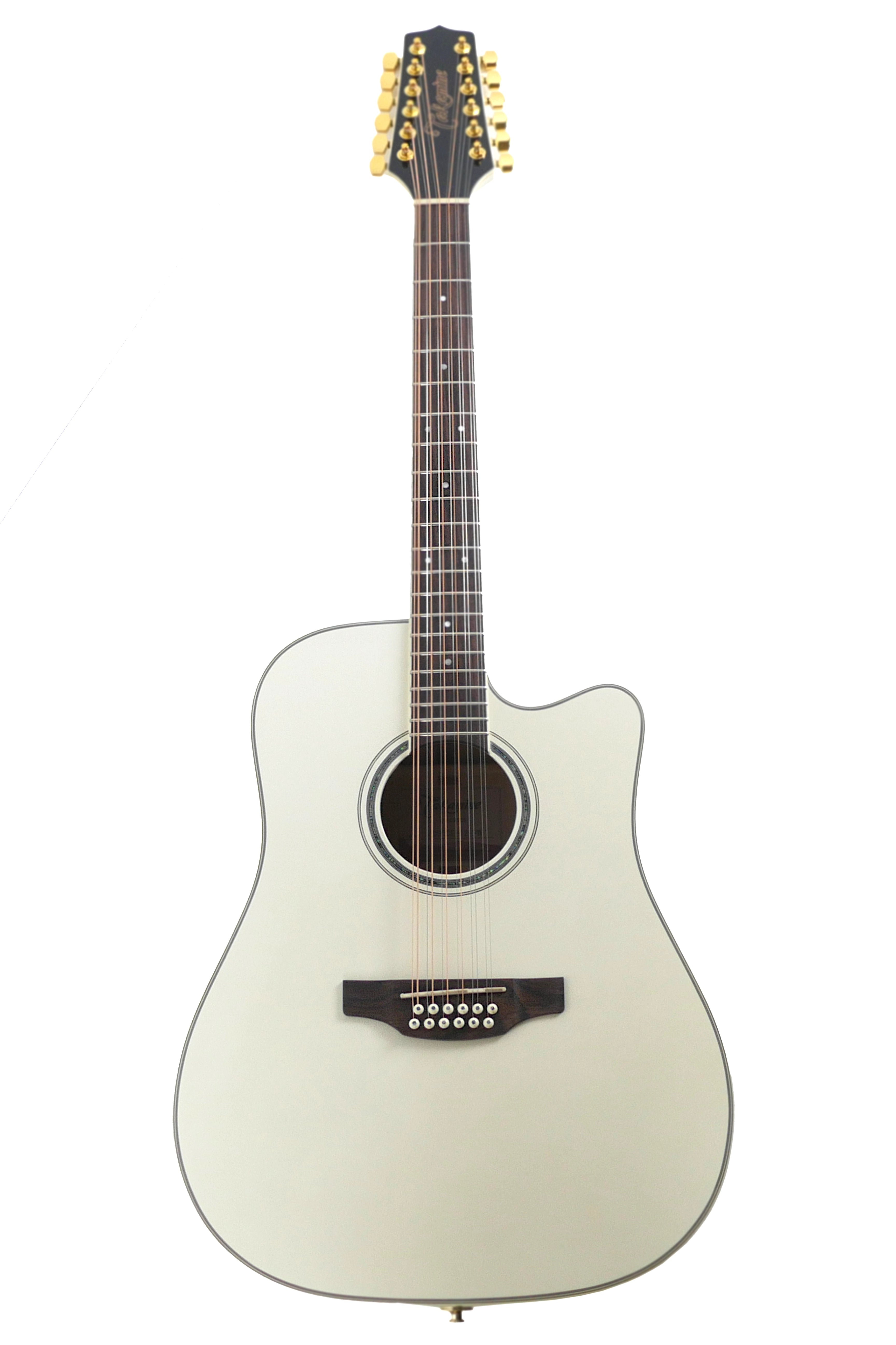 Takamine GD37CE12-PW Pearl White 12-String Dreadnought Guitar