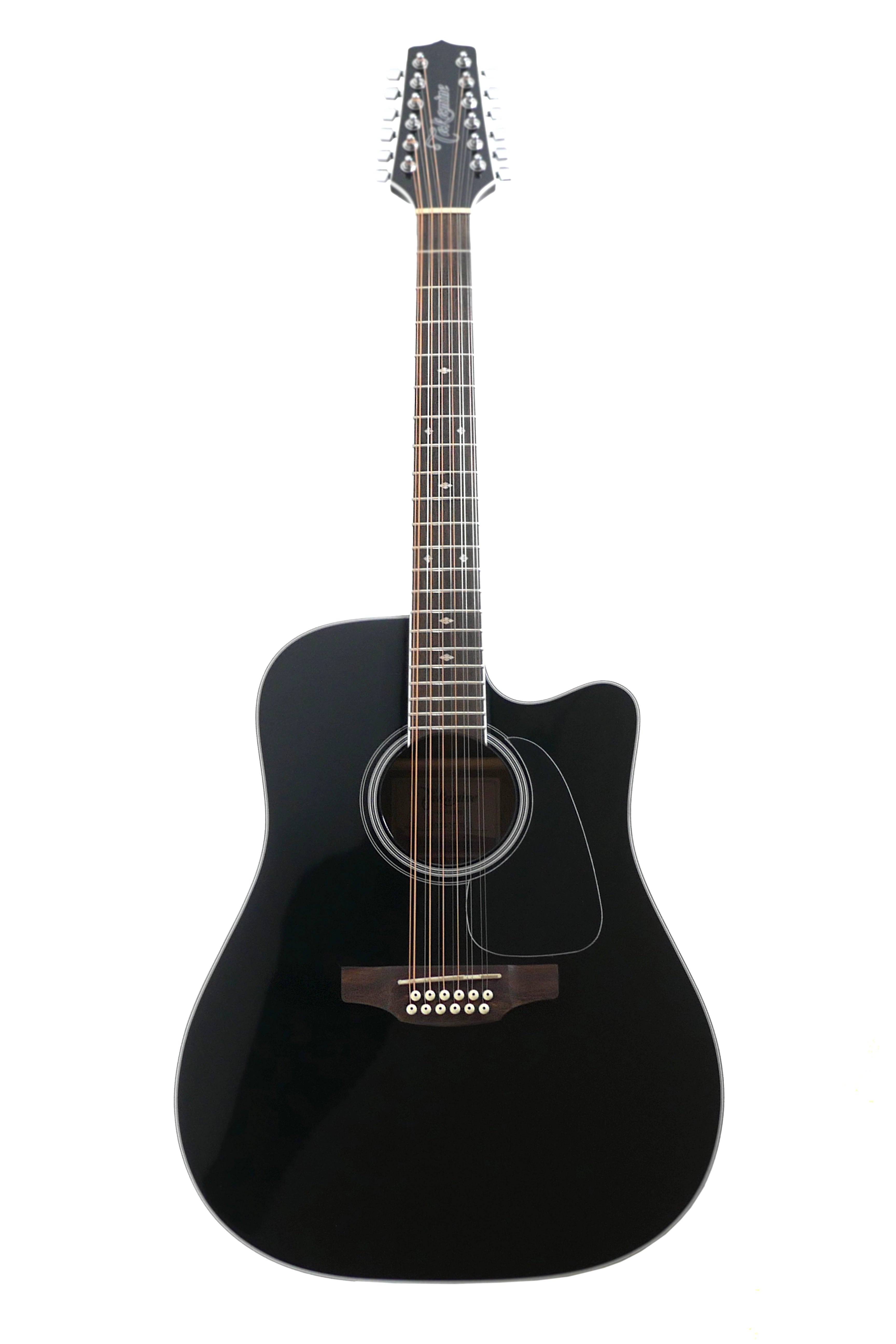 Takamine GD38CE-BLK Black 12-String Dreadnought Guitar