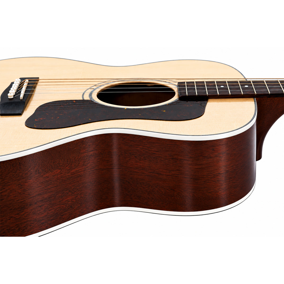 Guild F-40 Standard Natural Jumbo Acoustic — Closeout Bundle w/ Case, Membership, Setup & Strings