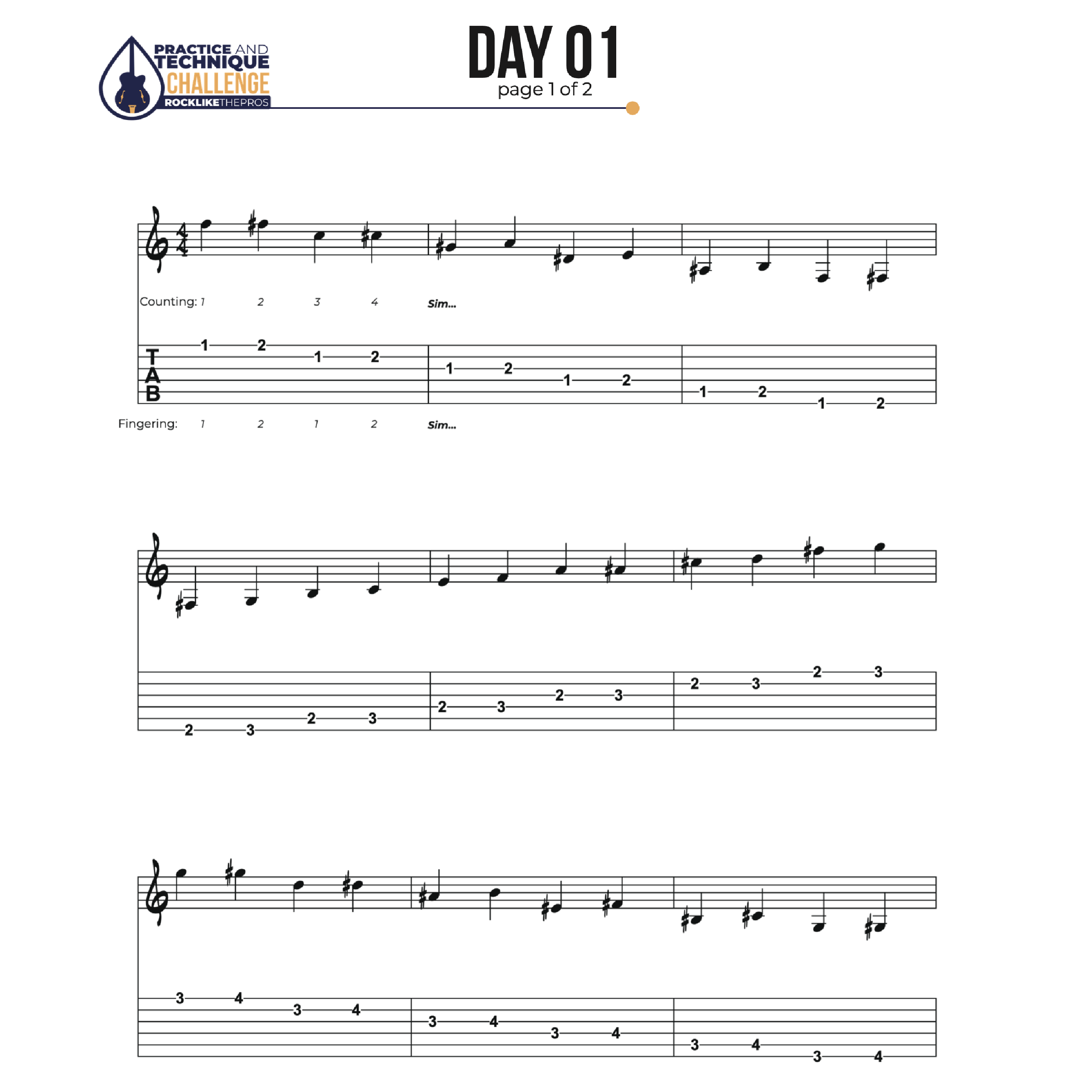 Guitar Practice and Technique Bootcamp Course - Rock Like The Pros
