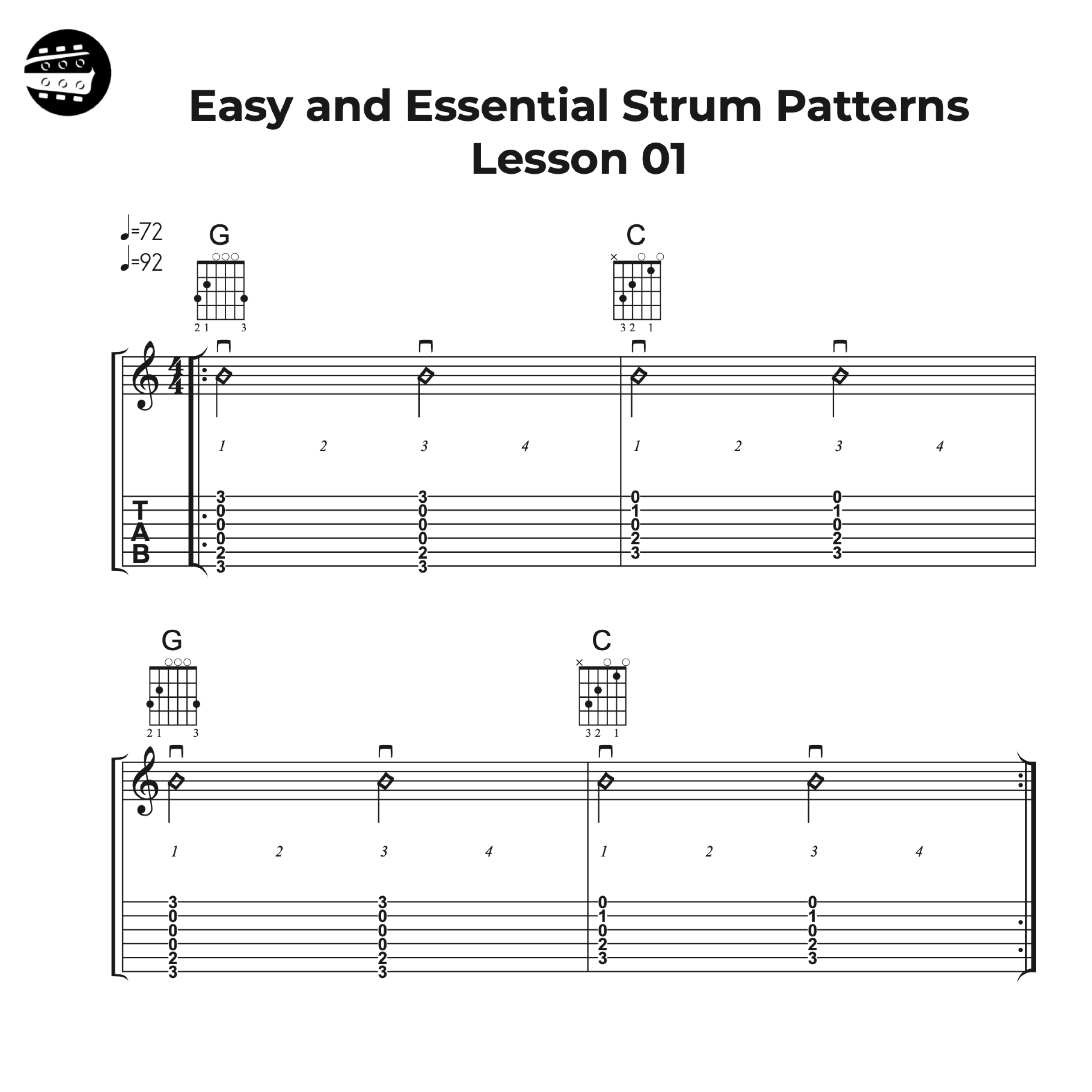 Guitar Strumming Essentials Course - Rock Like The Pros