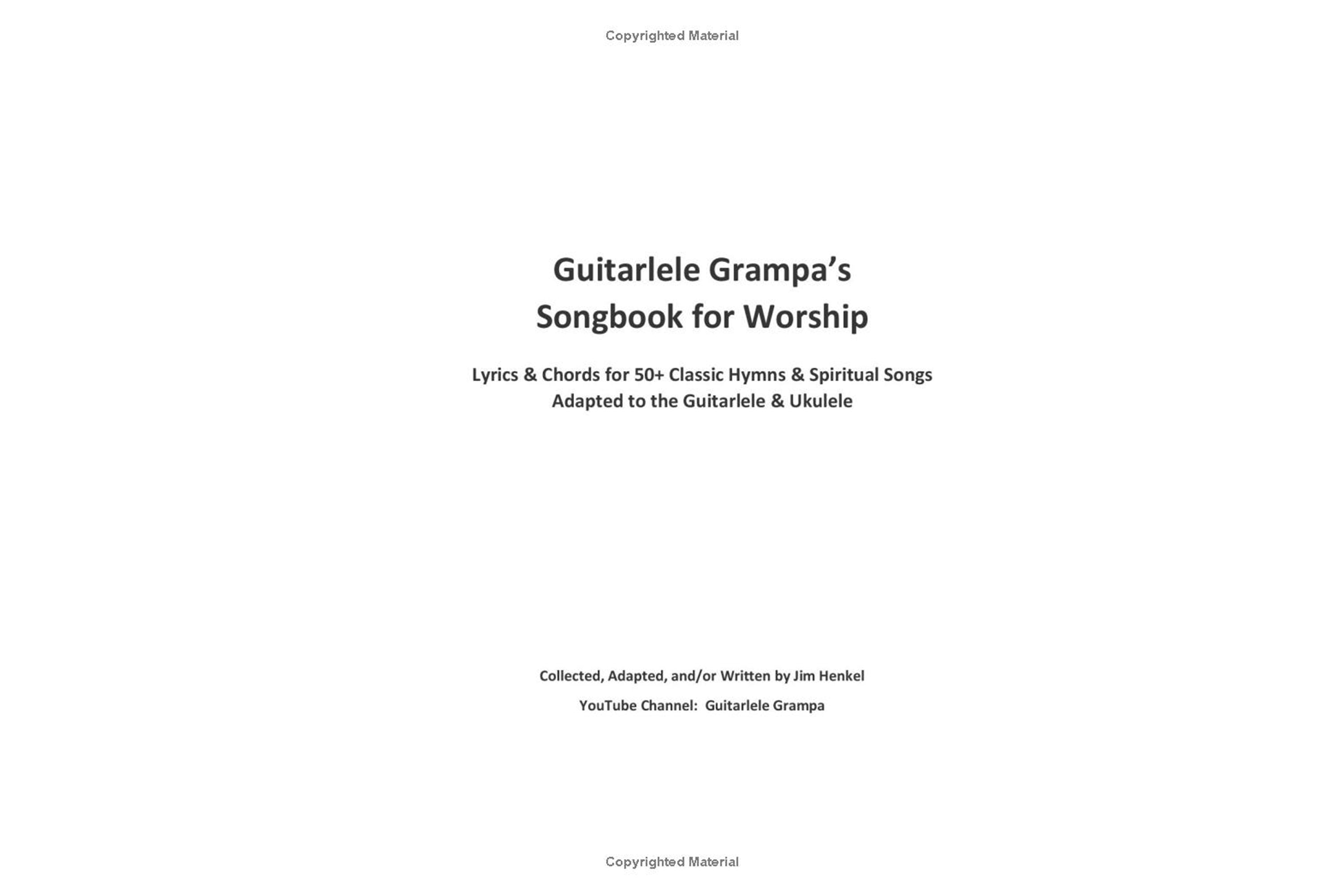 Guitarlele Grampa's Songbook for Worship
