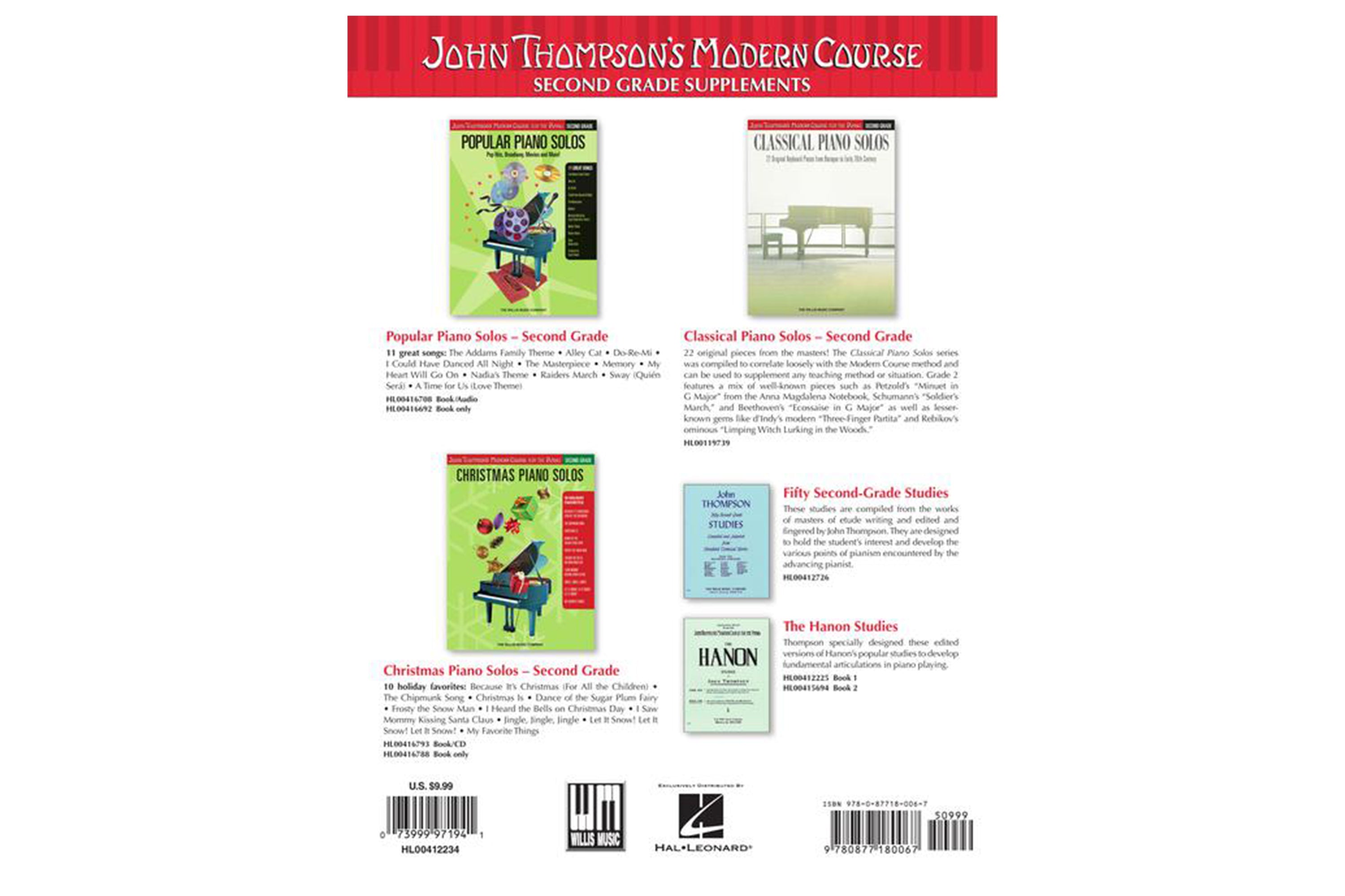 John Thompson's Modern Course For The Piano - Second Grade (Book Only)
