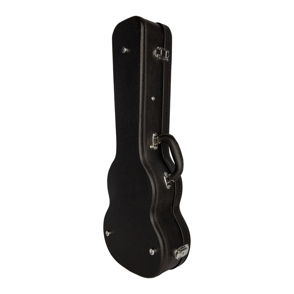Lanikai HWC-T Tenor Ukulele Hardshell Wood Case, side view from the latch side