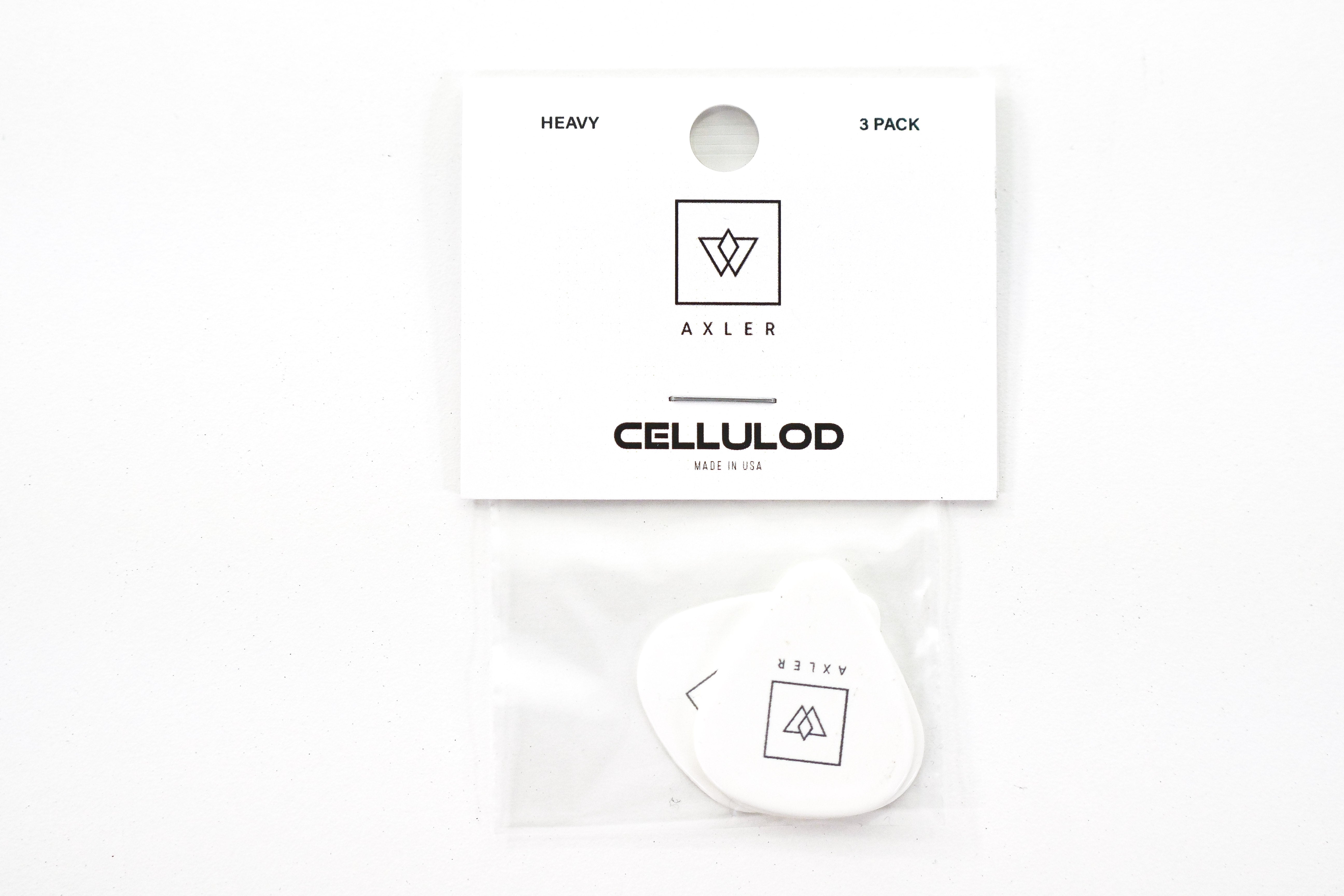 Vosta Heavy Celluloid White Picks