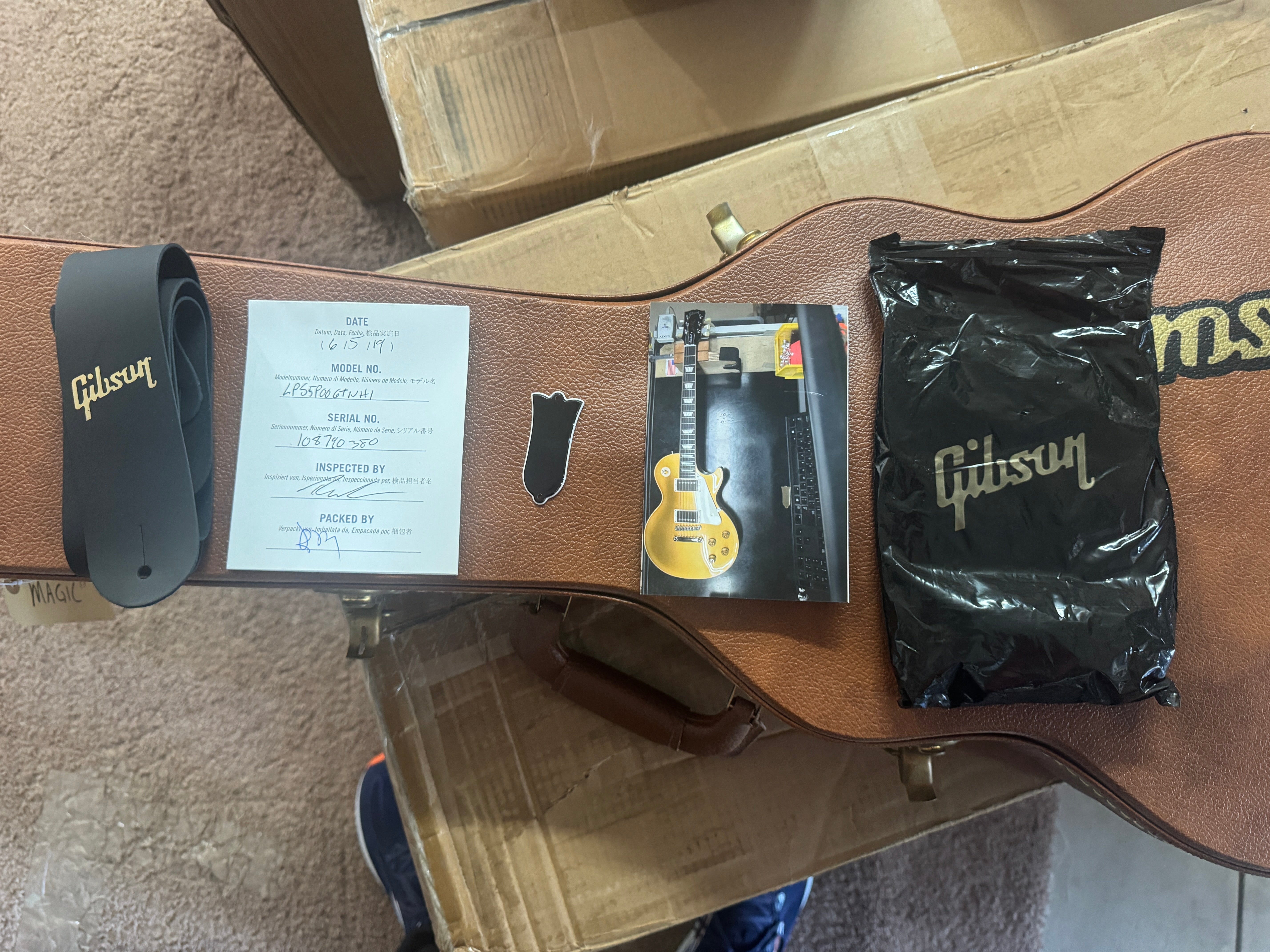 Gibson 2019 Les Paul Standard 50's Goldtop Electric Guitar - Pre-Owned