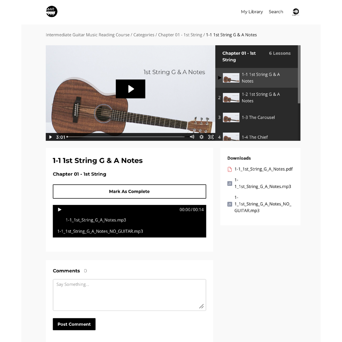 Intermediate Guitar Music Reading Course - Rock Like The Pros