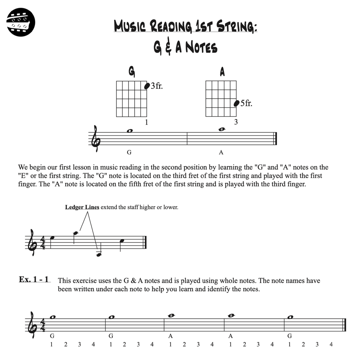 Intermediate Guitar Music Reading Course - Rock Like The Pros