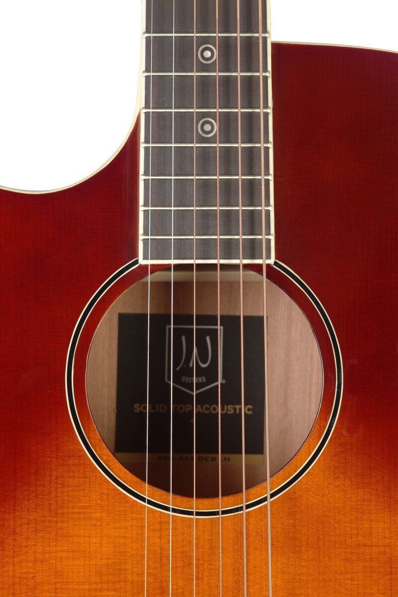 J.N Guitars Left Handed Acoustic Electric Guitar