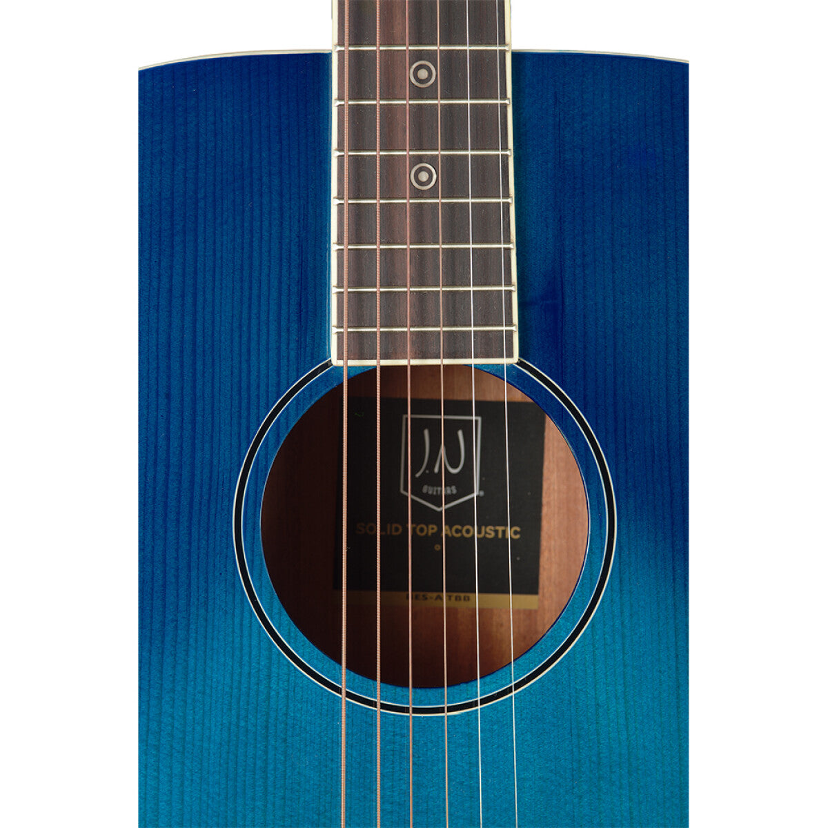 J.N Guitars Spruce Blueburst Acoustic Guitar