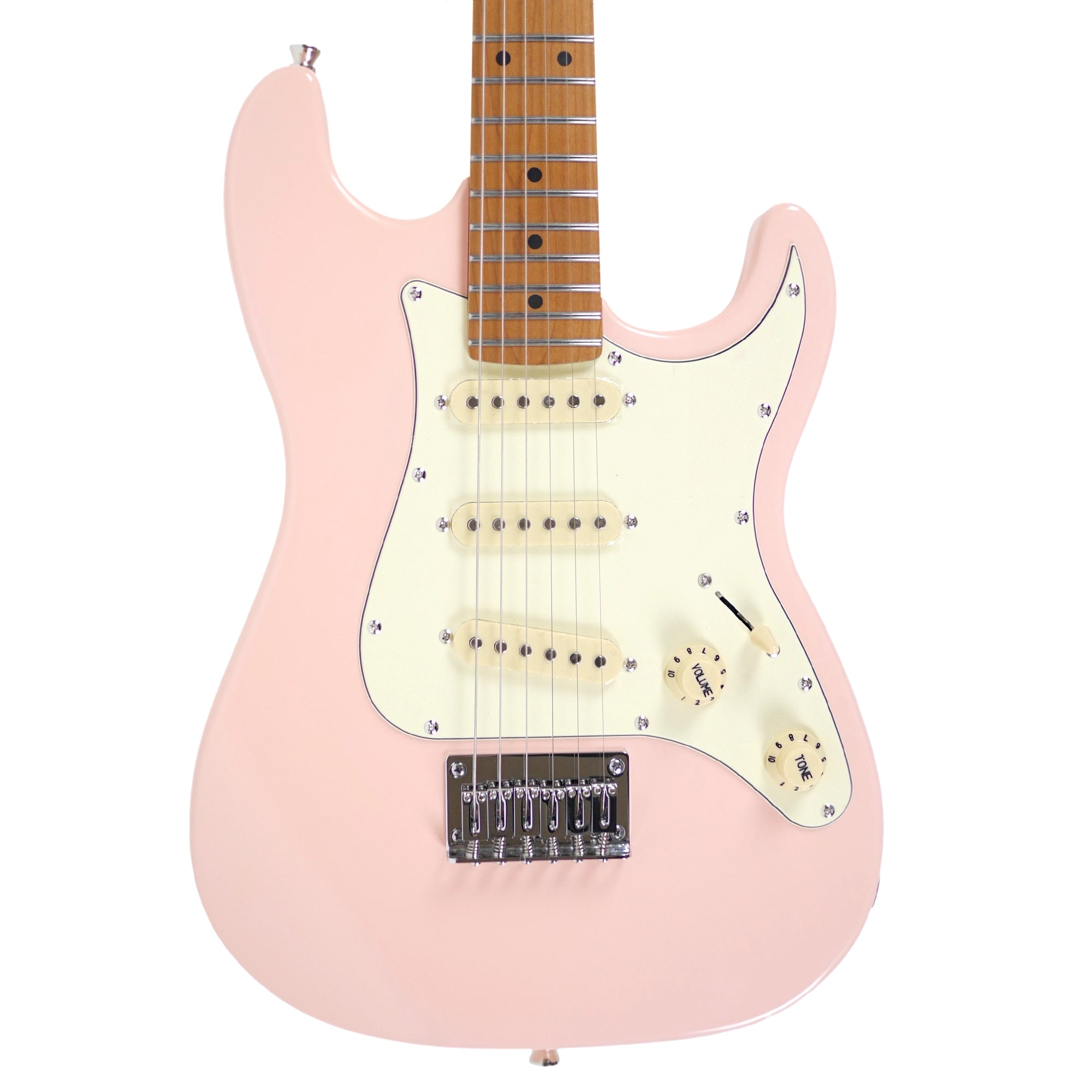 Jet JS-300 MINI Pink Stratocaster Electric Guitar