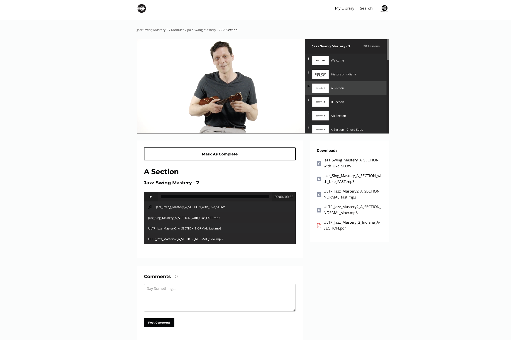 Jazz Swing Mastery 2 Course - Uke Like The Pros