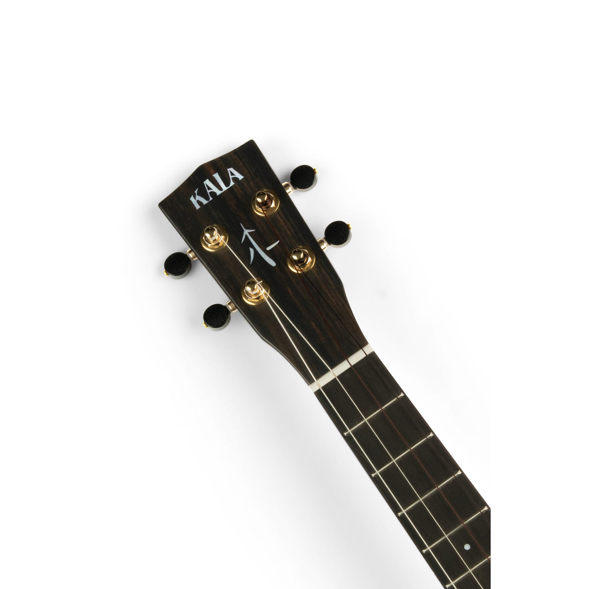 Kala KA-WCW-BMP-TXL headstock with gold closed-gear tuners