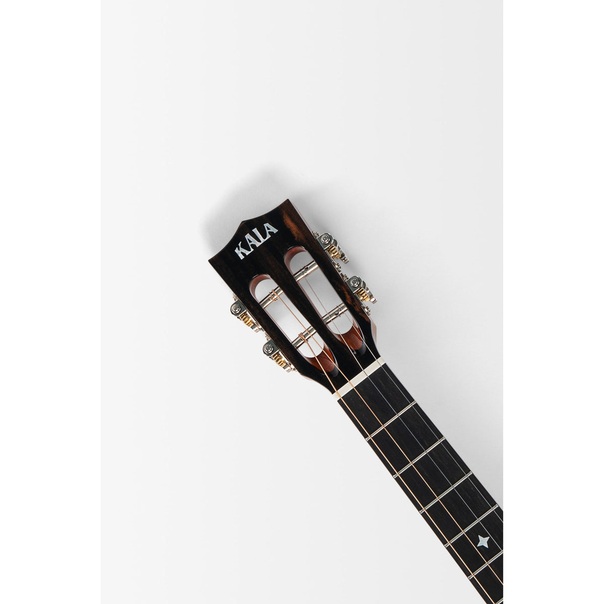Kala KA-WP-MNG-GB-E slotted headstock with chrome open gear tuners