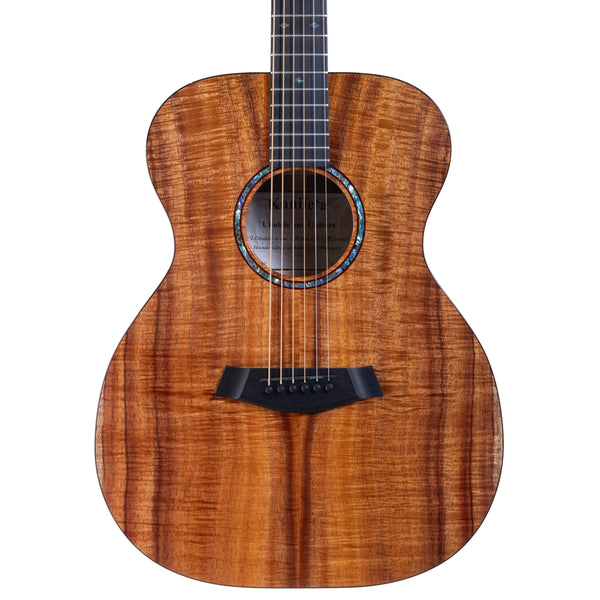 Example photo: an earlier Kanile'a KG-2 Pro, serial G0059, body front with abalone rosette and tortoise binding