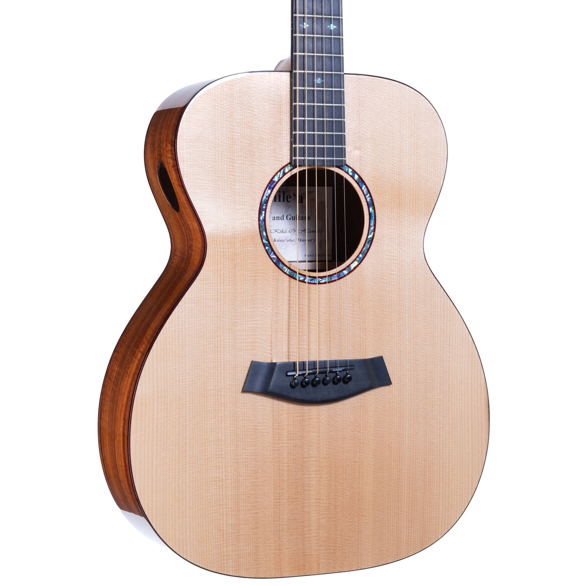 Example photo: an earlier Kanile'a KSG-2 Pro, serial G0025, angled body view