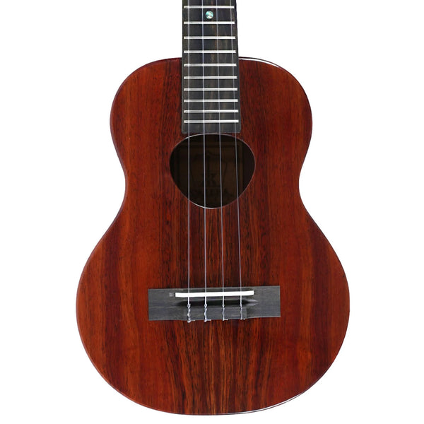 KoAloha KTM-00 Gloss Solid Hawaiian Koa Tenor Ukulele, ukulele #2, close-up of the top