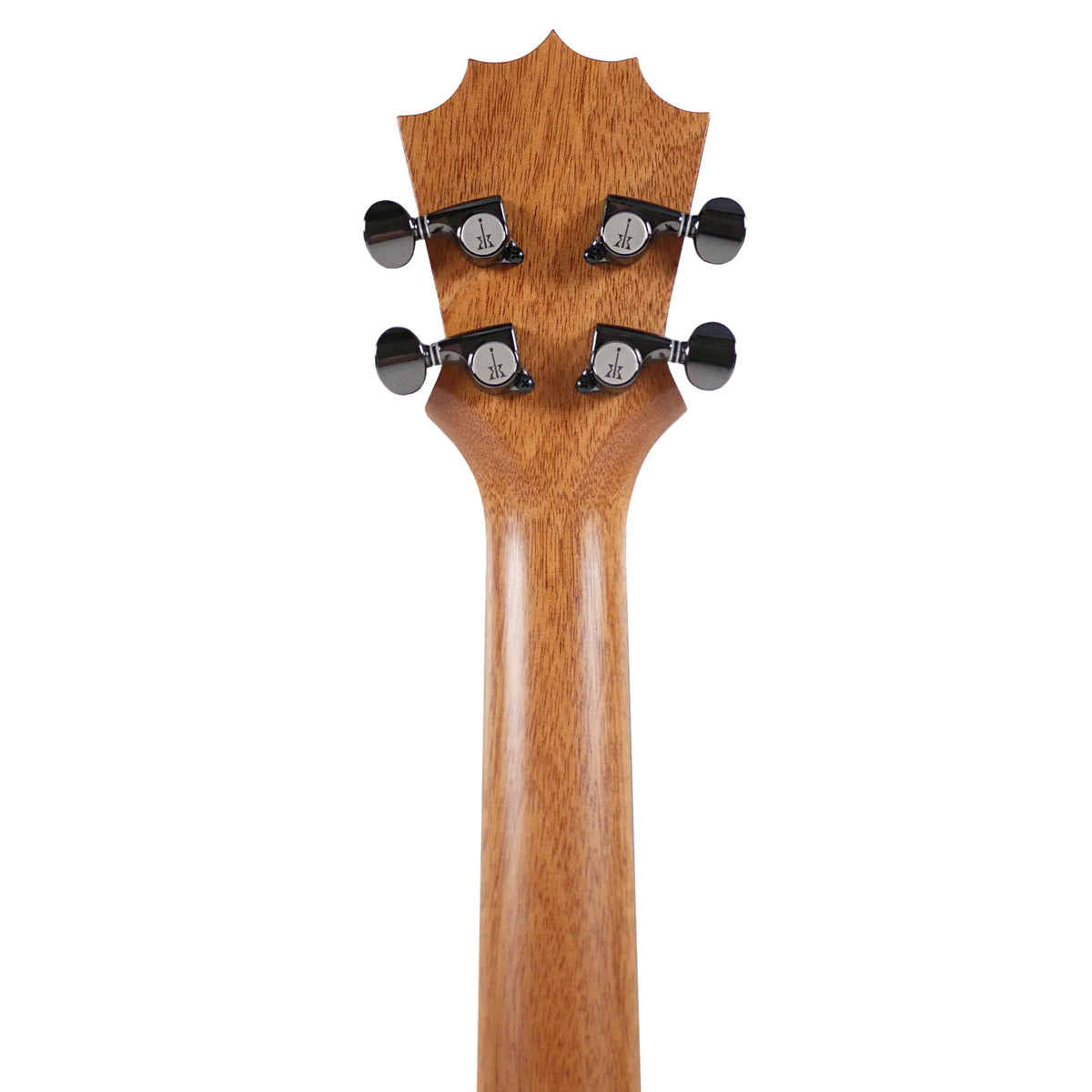KoAloha KTM-10 Pikake tenor ukulele, unit #2, back of the headstock and neck