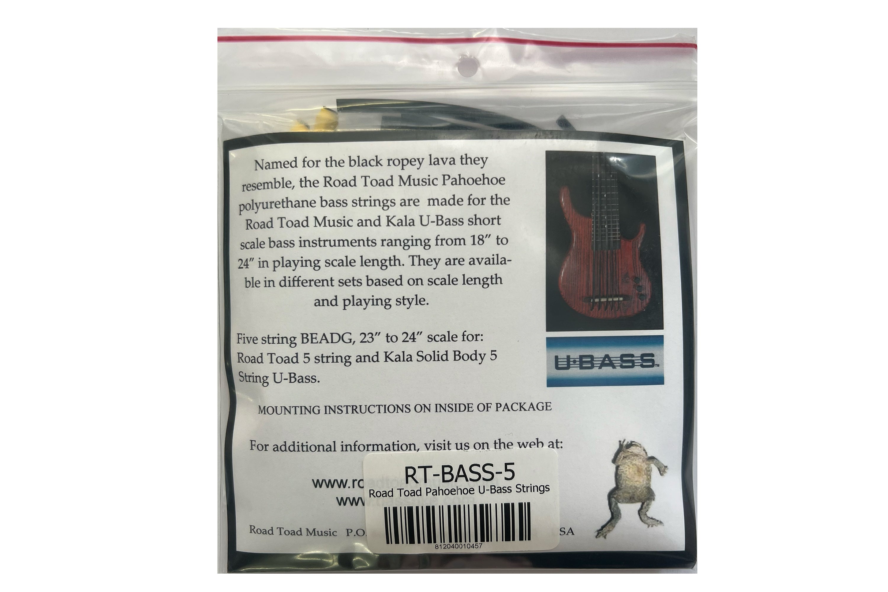 Road Toad Pahoehoe 5-String Bass Strings